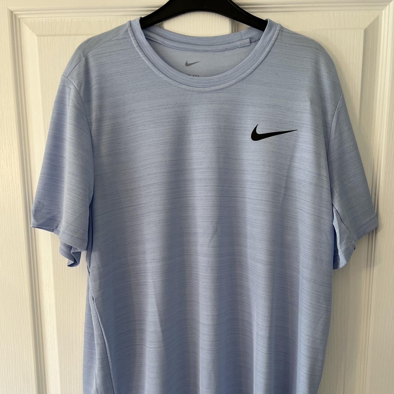 mens blue nike dri fit t shirt
