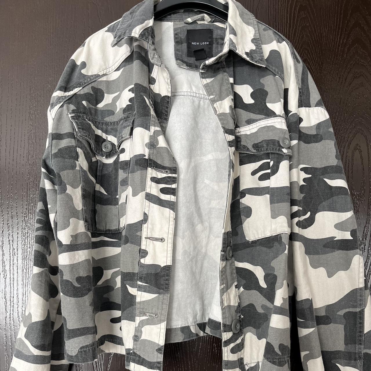 Women s New Look Camo Jacket Size 12 newlook camo