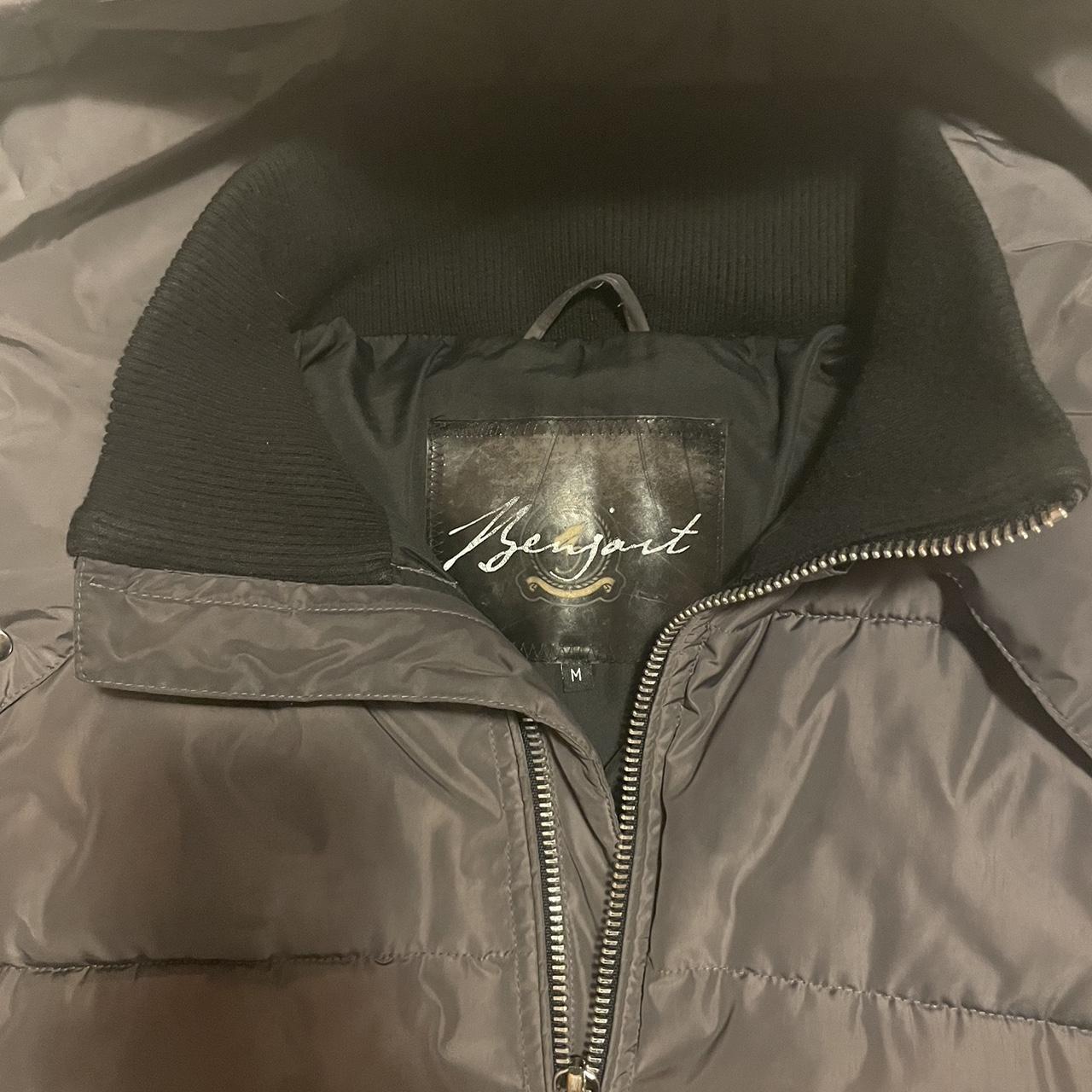 Benjart Grey Puffer jacket Condition 8.5/10 Slight... - Depop