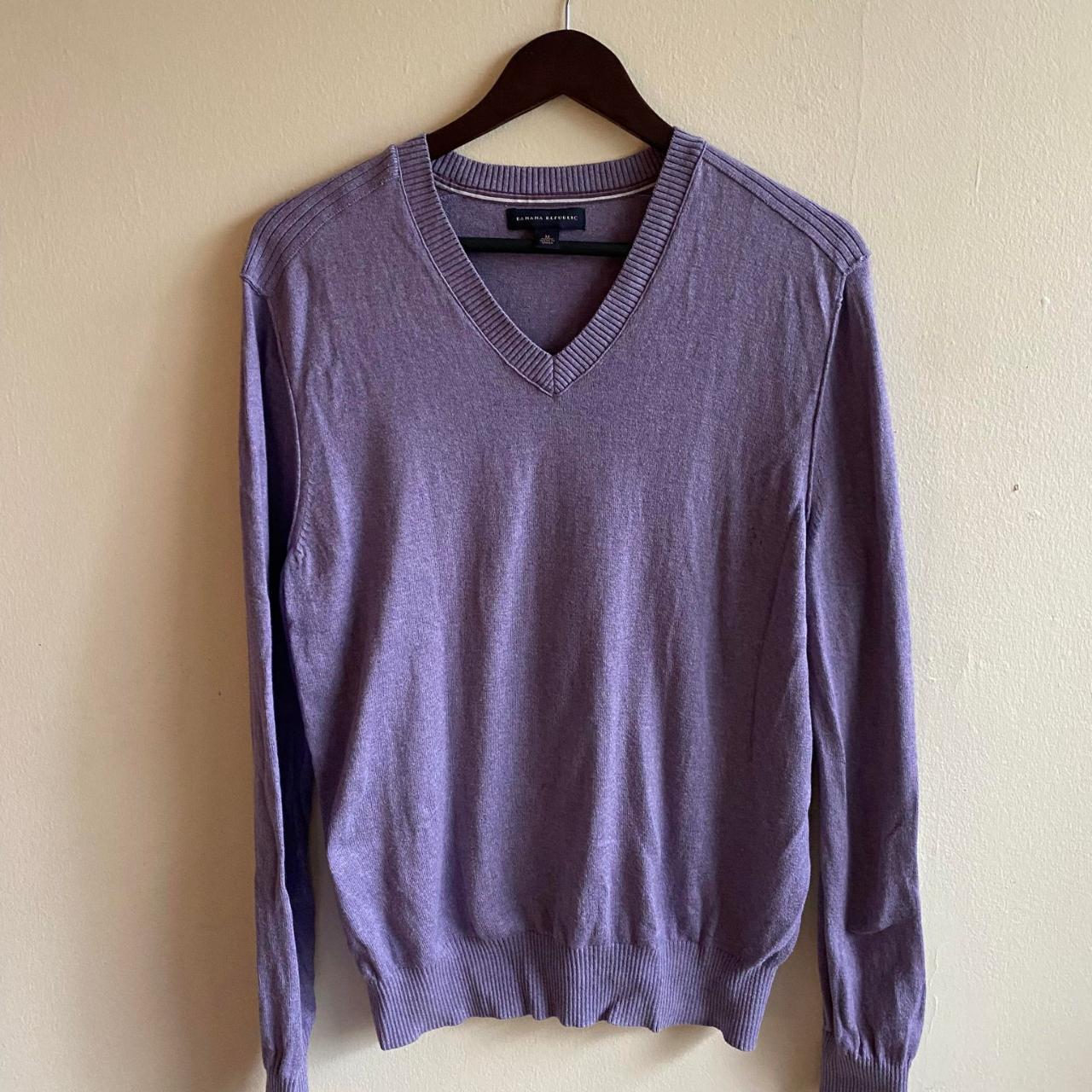 Banana republic deals purple sweater