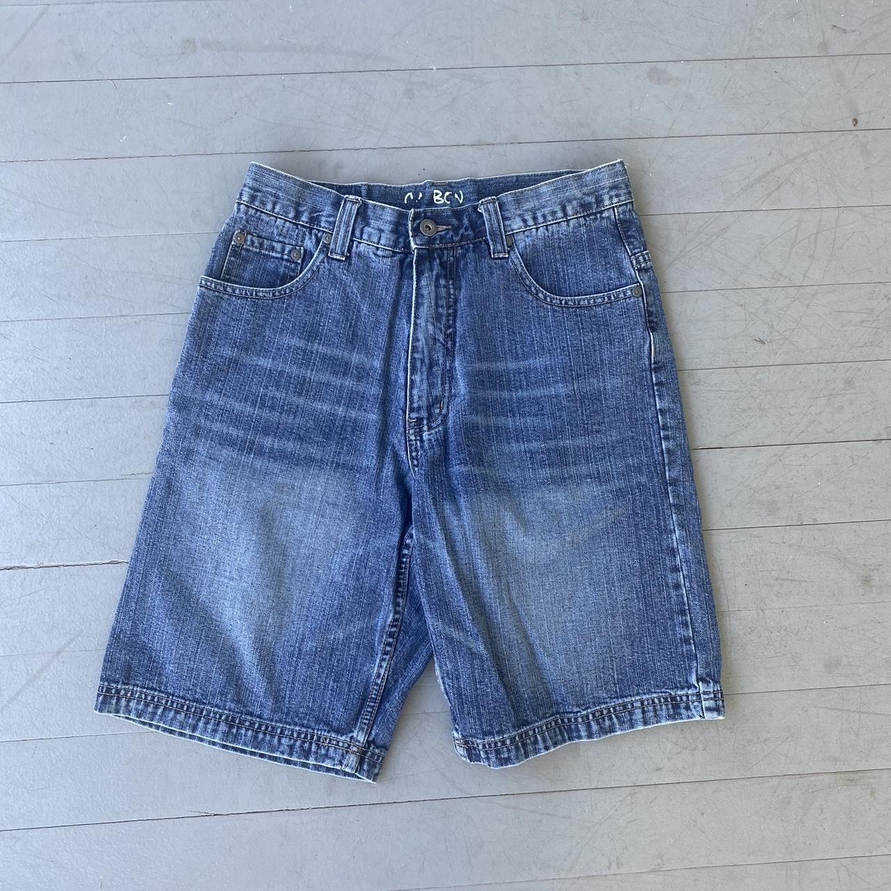 carbon loose fit jorts 29” x 10” - Depop