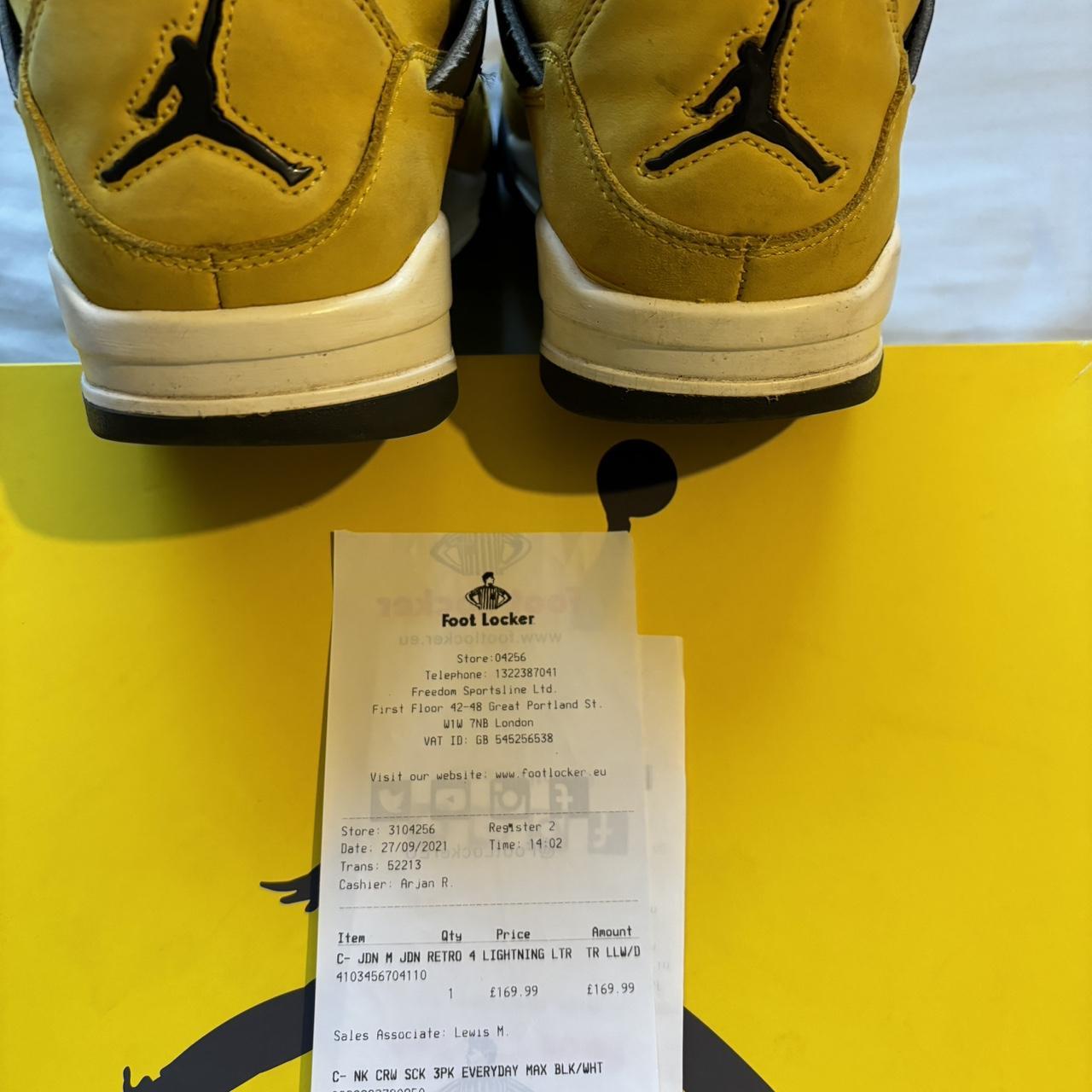 retro 4 lightning foot locker