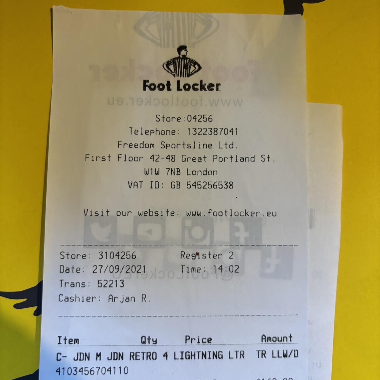 retro 4 lightning foot locker
