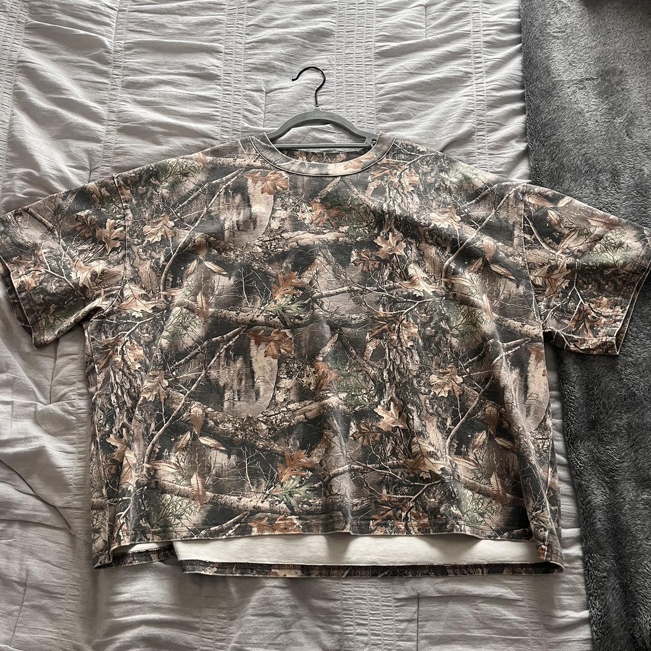 Cropped Camo T from Hmddla #cropped #camo - Depop