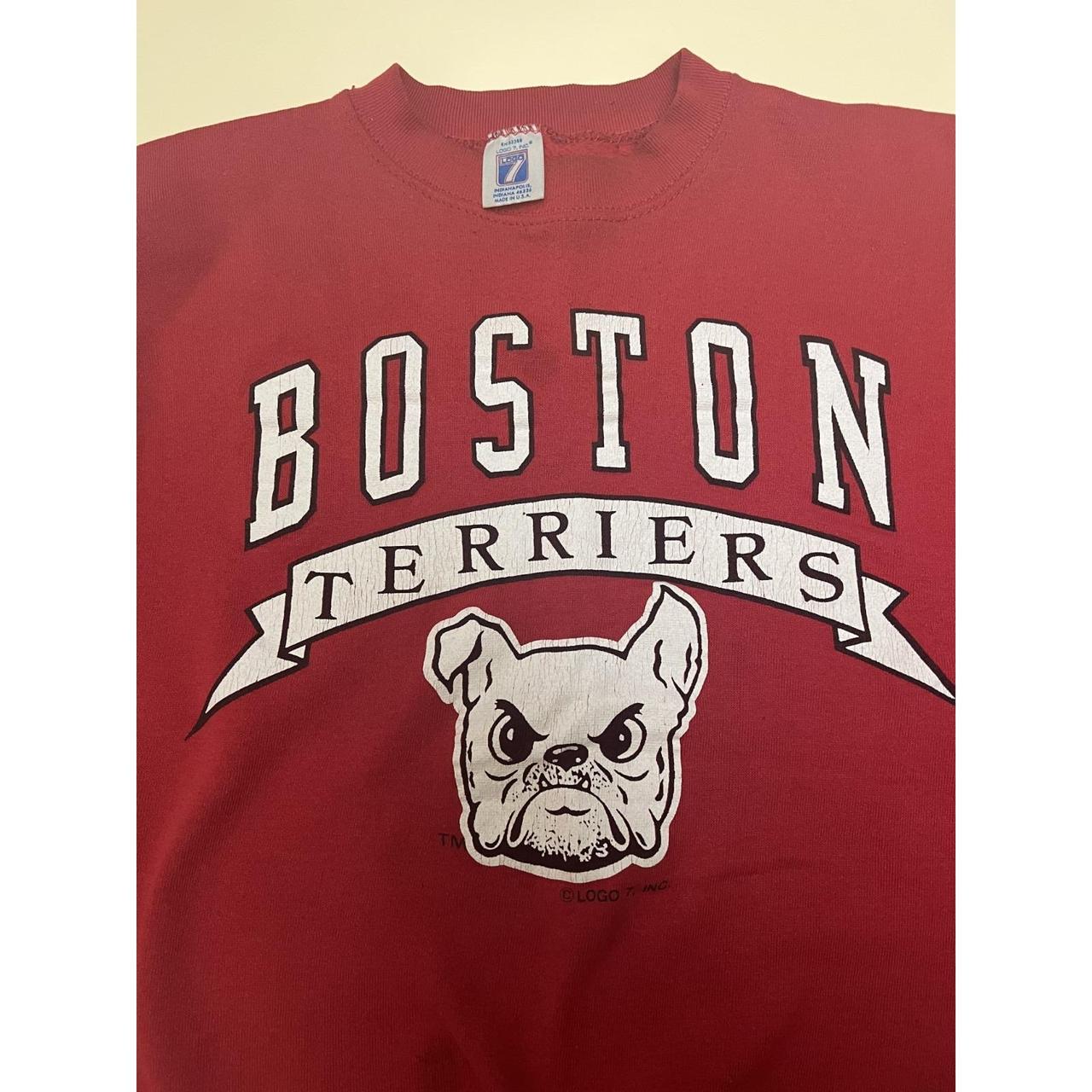 Logo 7 Men's Sweatshirt - Red - L – VINTAGE Bosto… - image 2