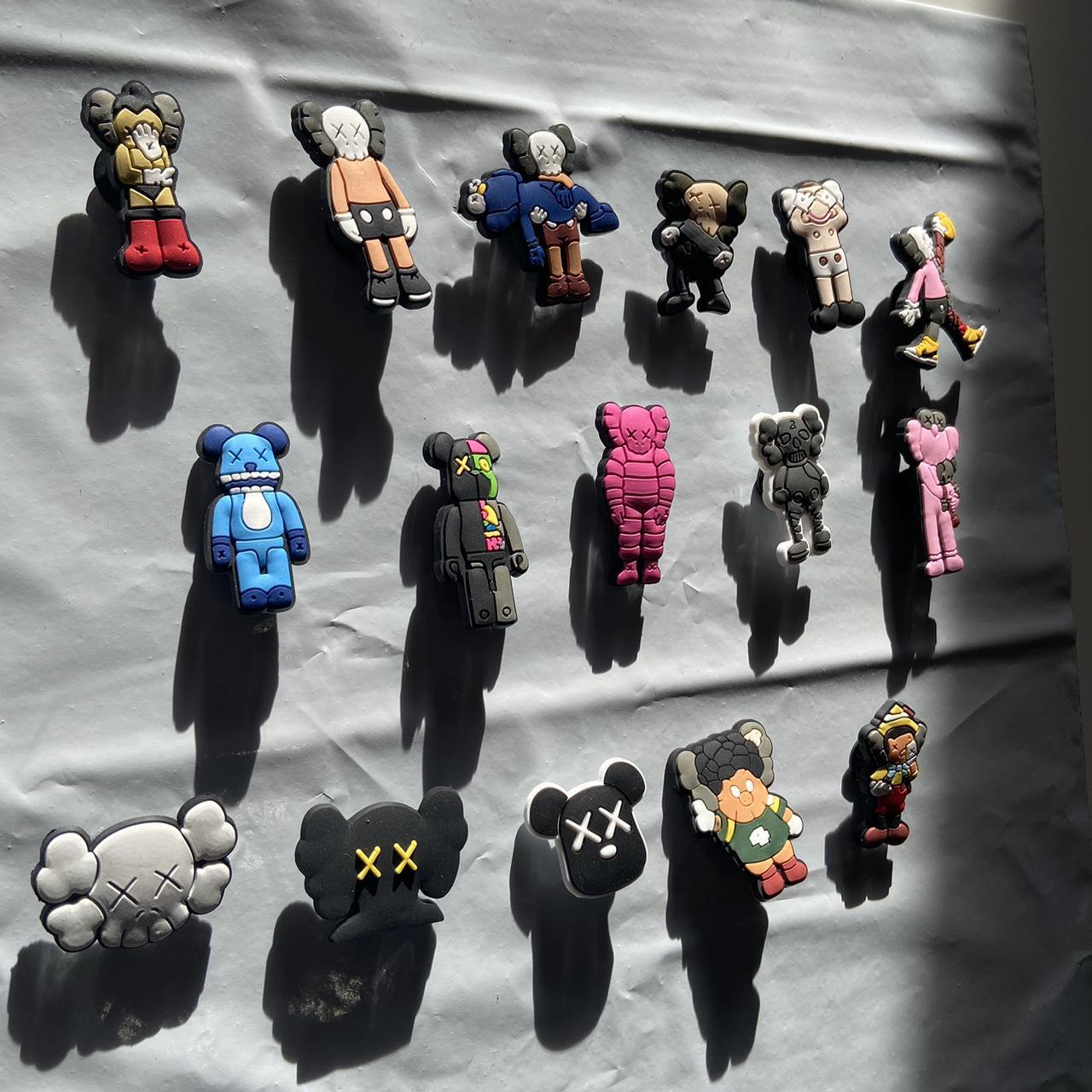KAWS Companion & bear bricks crocs jibbitz/ croc... Depop