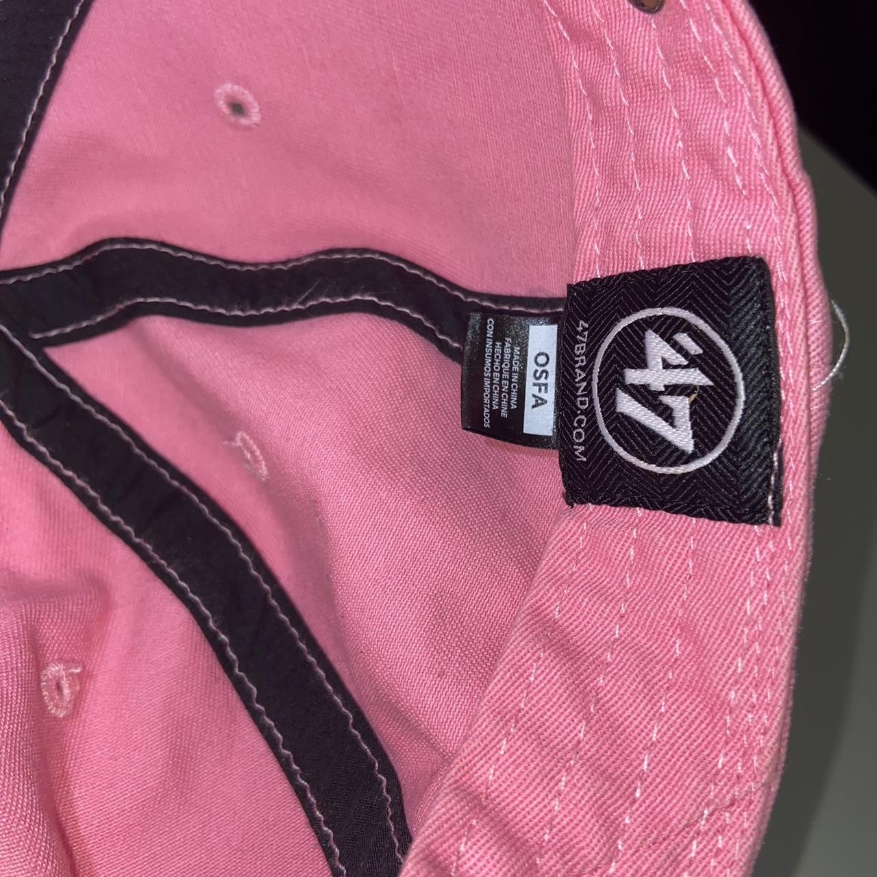 Pink LA Dogers Adjustable Baseball Cap Worn a - Depop