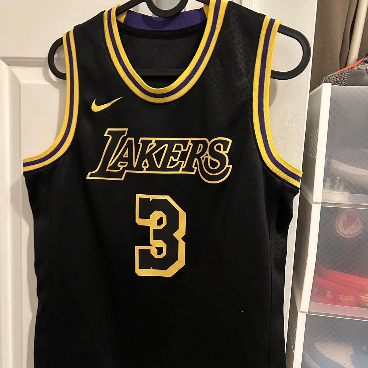 Lakers black yellow jersey best sale