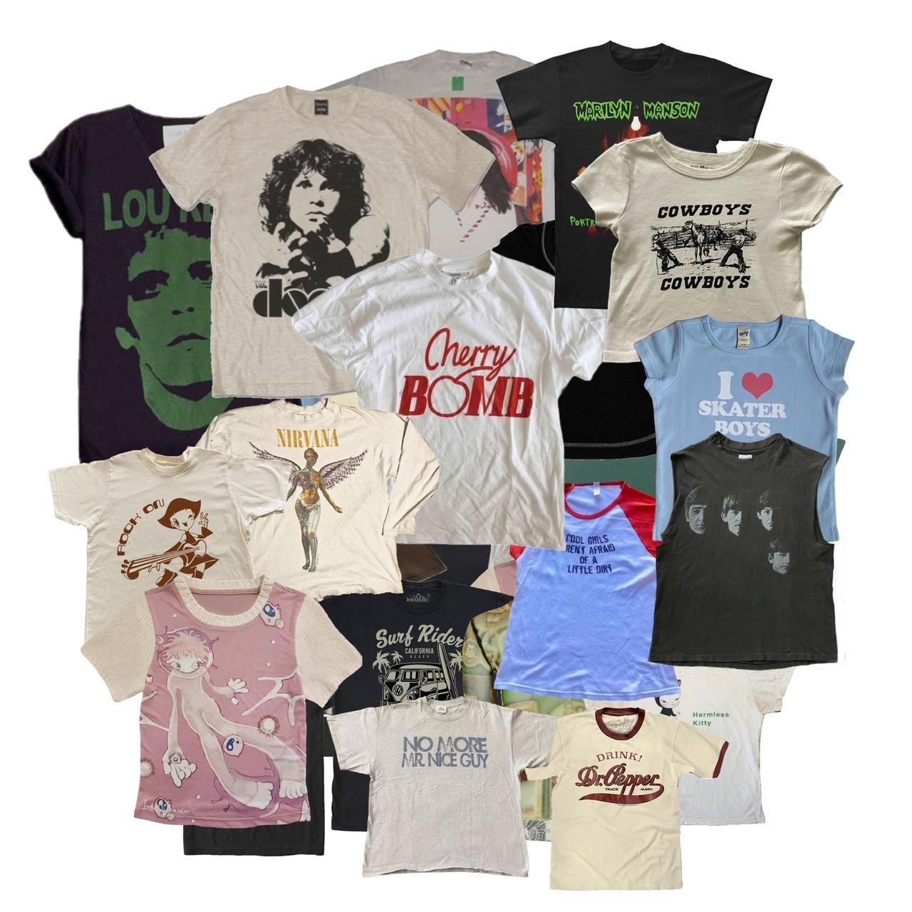 MYSTERY vintage T-Shirt Bundle | Retro Thrifted... - Depop