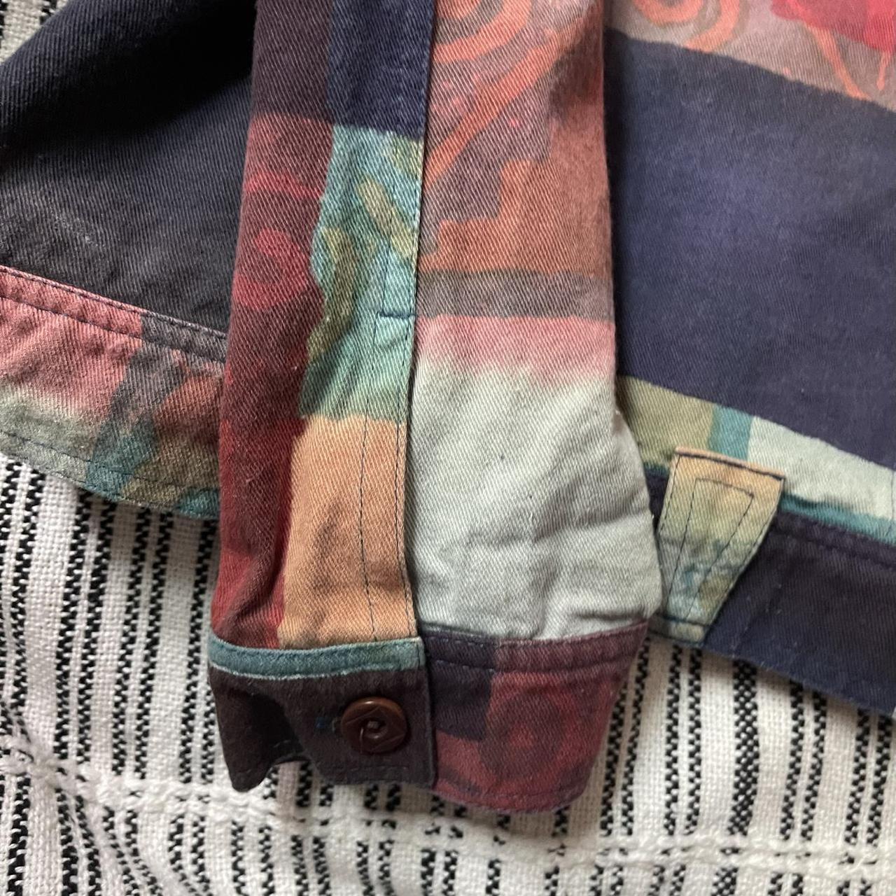 Women's Jacket - Multi - M – Unique patchwork den… - image 5