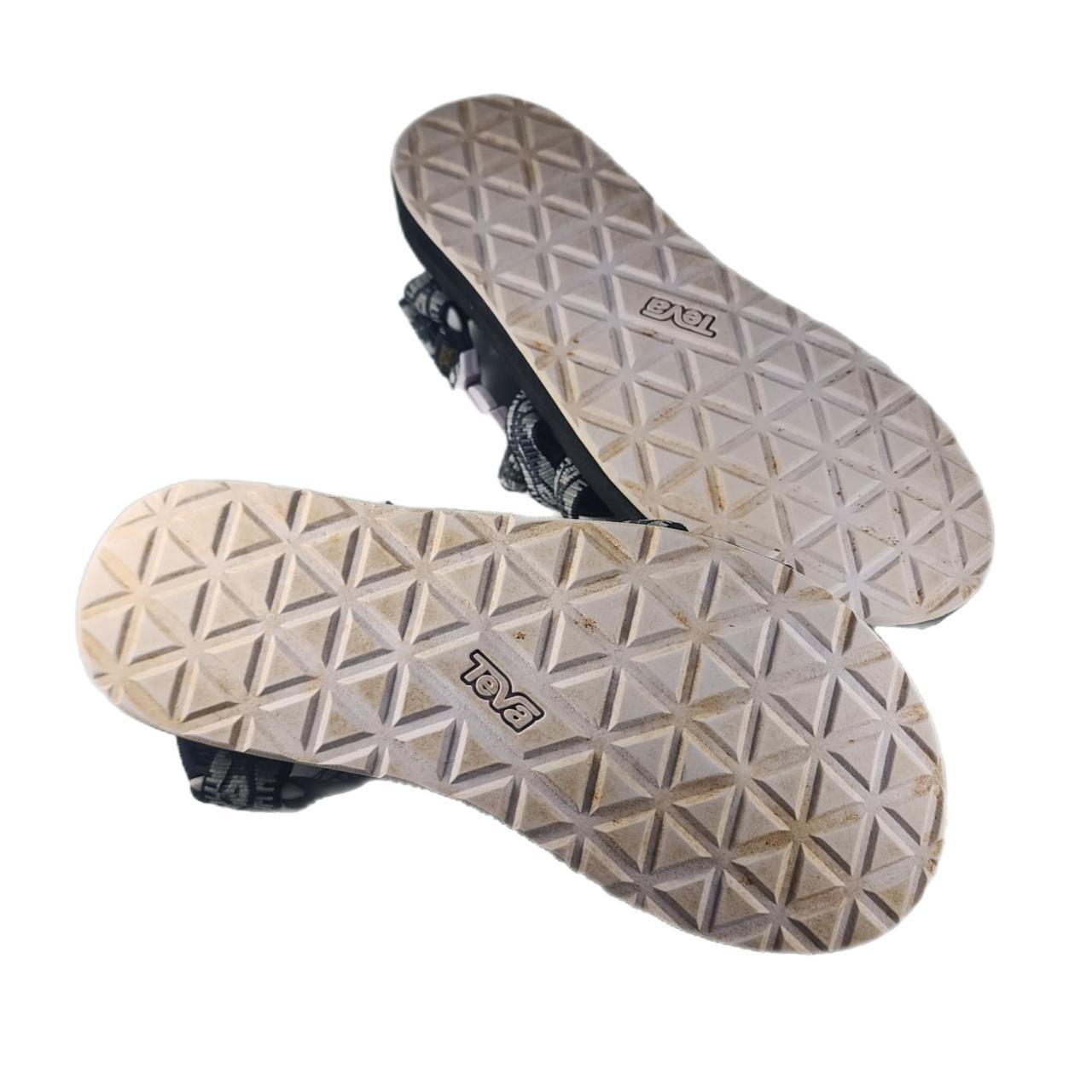 teva sandals silver