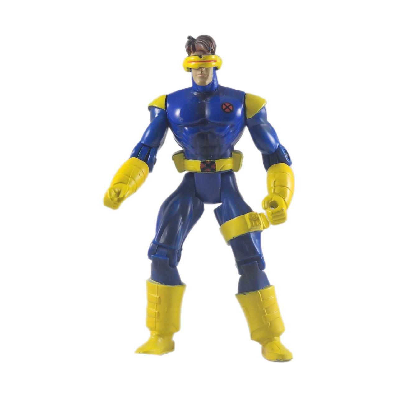 Vintage Marvel X-Men Cyclops Action Figure 1995 Blue... - Depop