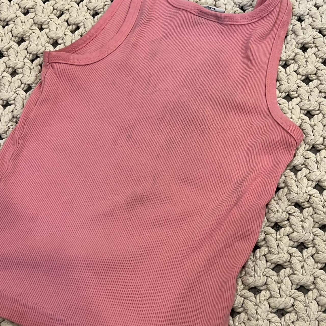 vintage roxy pink tank so cute and so easy to style... - Depop