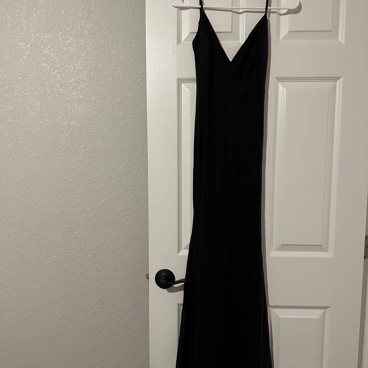 Black maxi backless dress Used only for photoshoot... - Depop