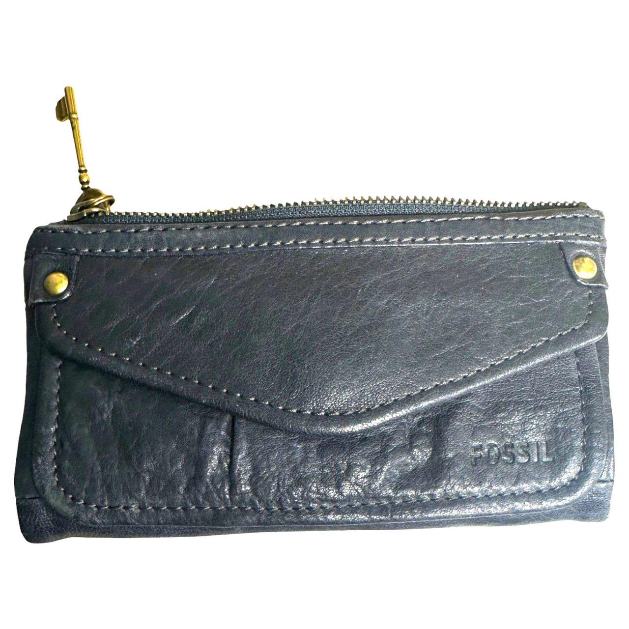 Fossil Women's Wallet - Blue – Fossil Navy Blue P… - image 1