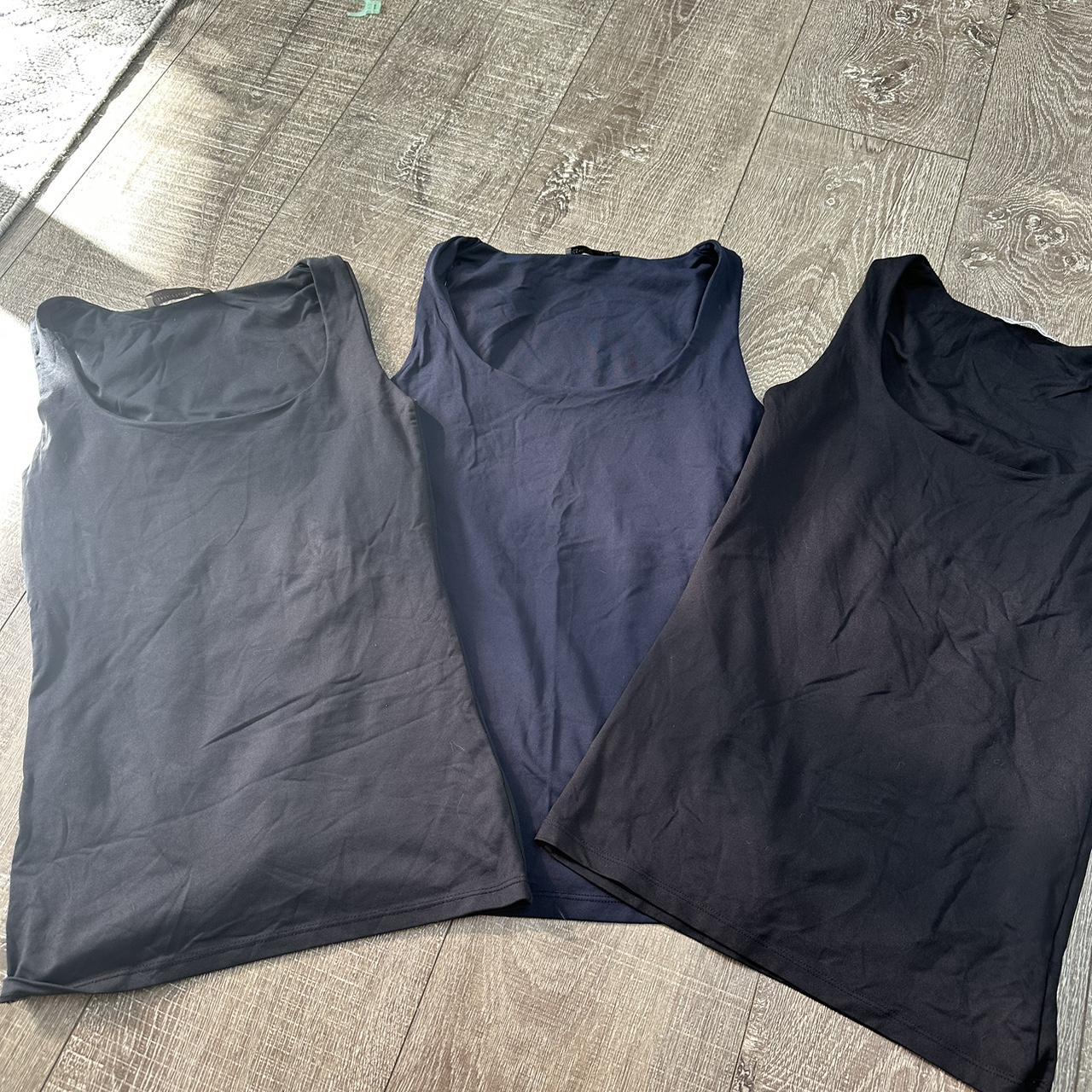 Zara bundle - three singlets all good condition.... - Depop