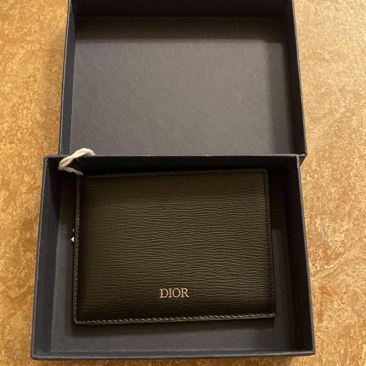 Dior men black infinite card holder - Depop