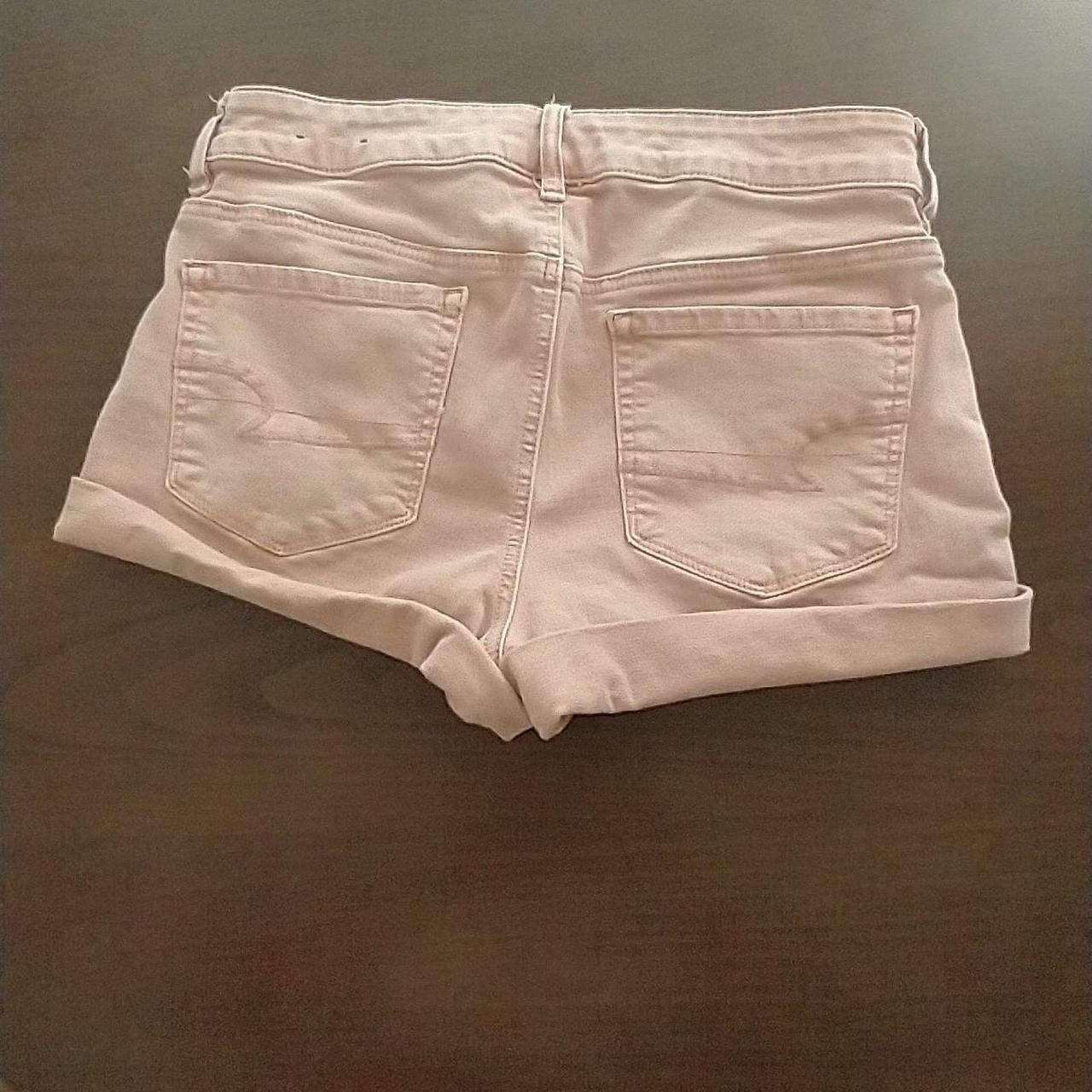 American Eagle Super Super Stretch Size 8 Shorts Depop