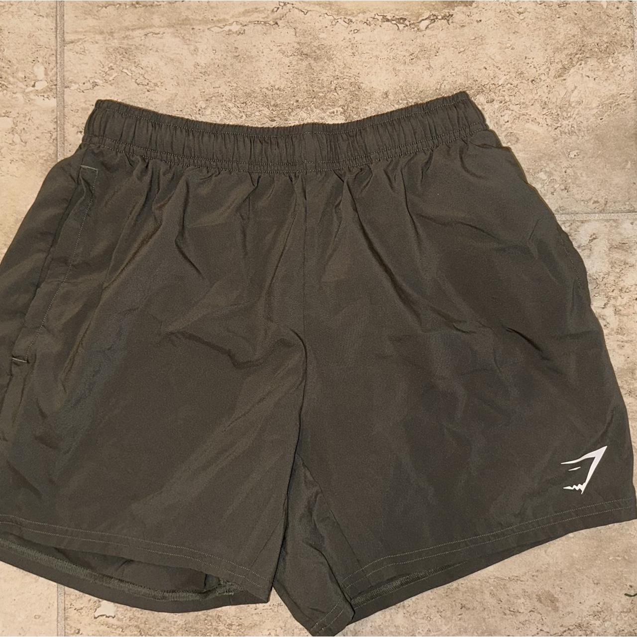 Gymshark Men's Green Shorts Depop