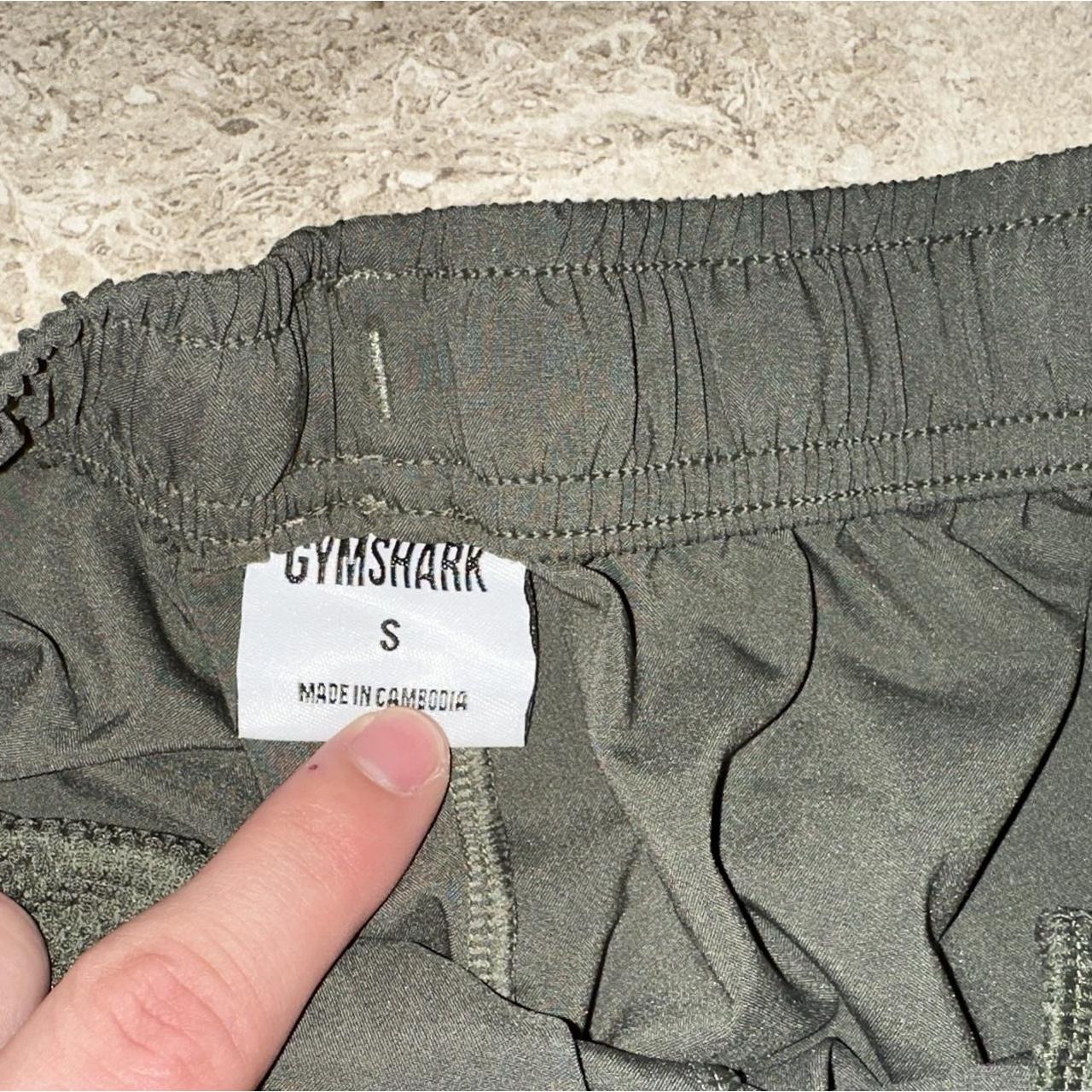 Gymshark Men's Green Shorts Depop