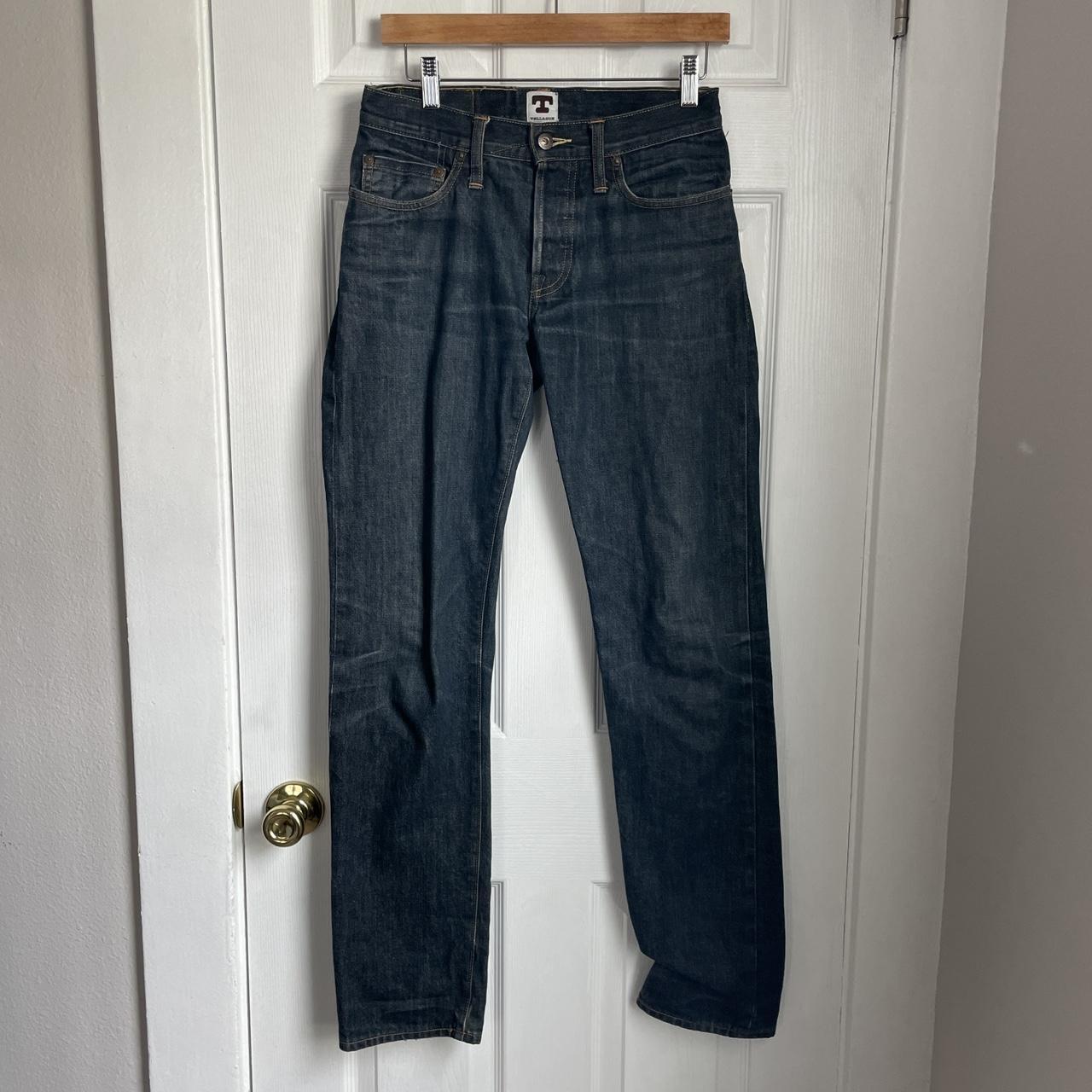 Tellason LADBROKE GROVE Slim Tapered Selvedge Jeans... - Depop