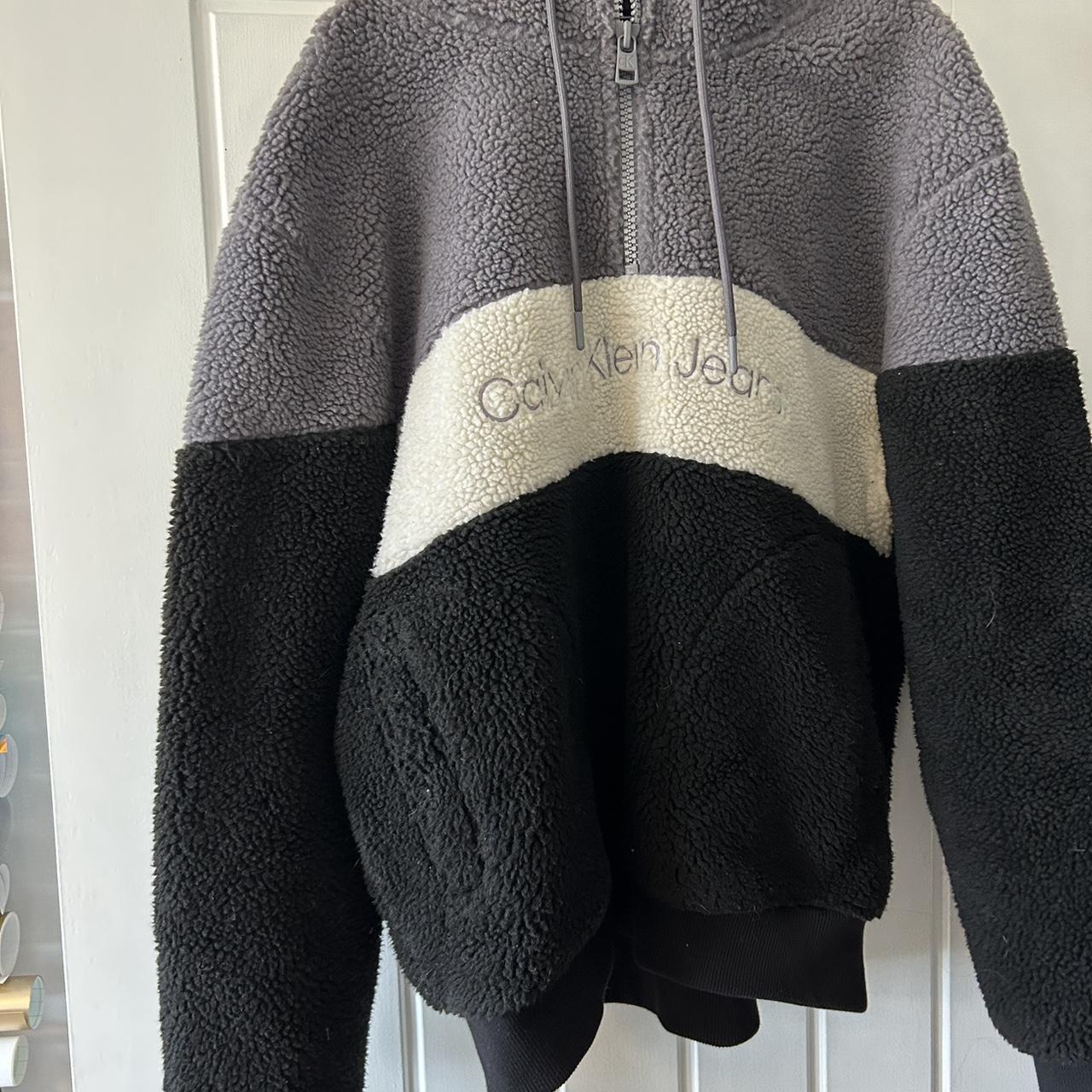 Calvin Klein teddy bear jumper Calvin Klein hoodie. Depop