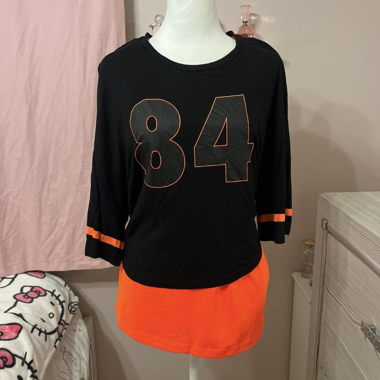 Source Unknown Women's Crop top - Black/Multi - M… - image 1