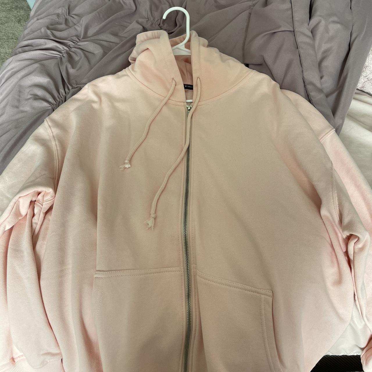 Brandy Melville Women's Pink Jacket Depop