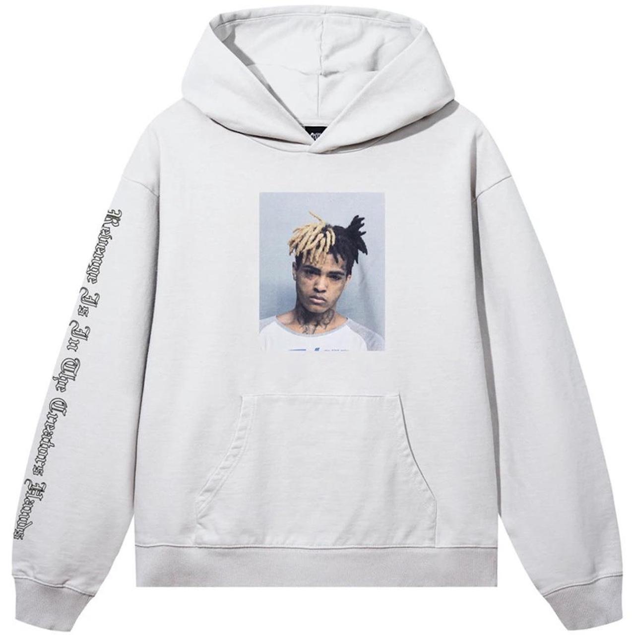 XXXTENTACION MUGSHOT CEMENT HOODIE 10 10 condition. Depop