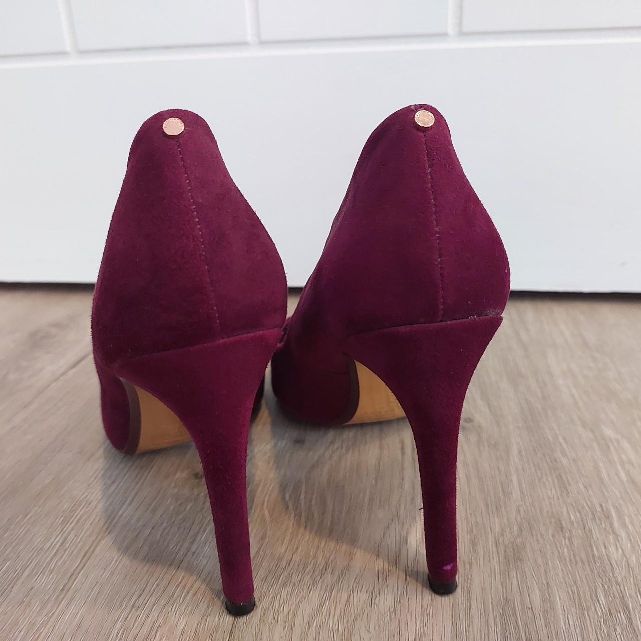 Ted Baker burgendy heels. Worn occasionally but not... - Depop