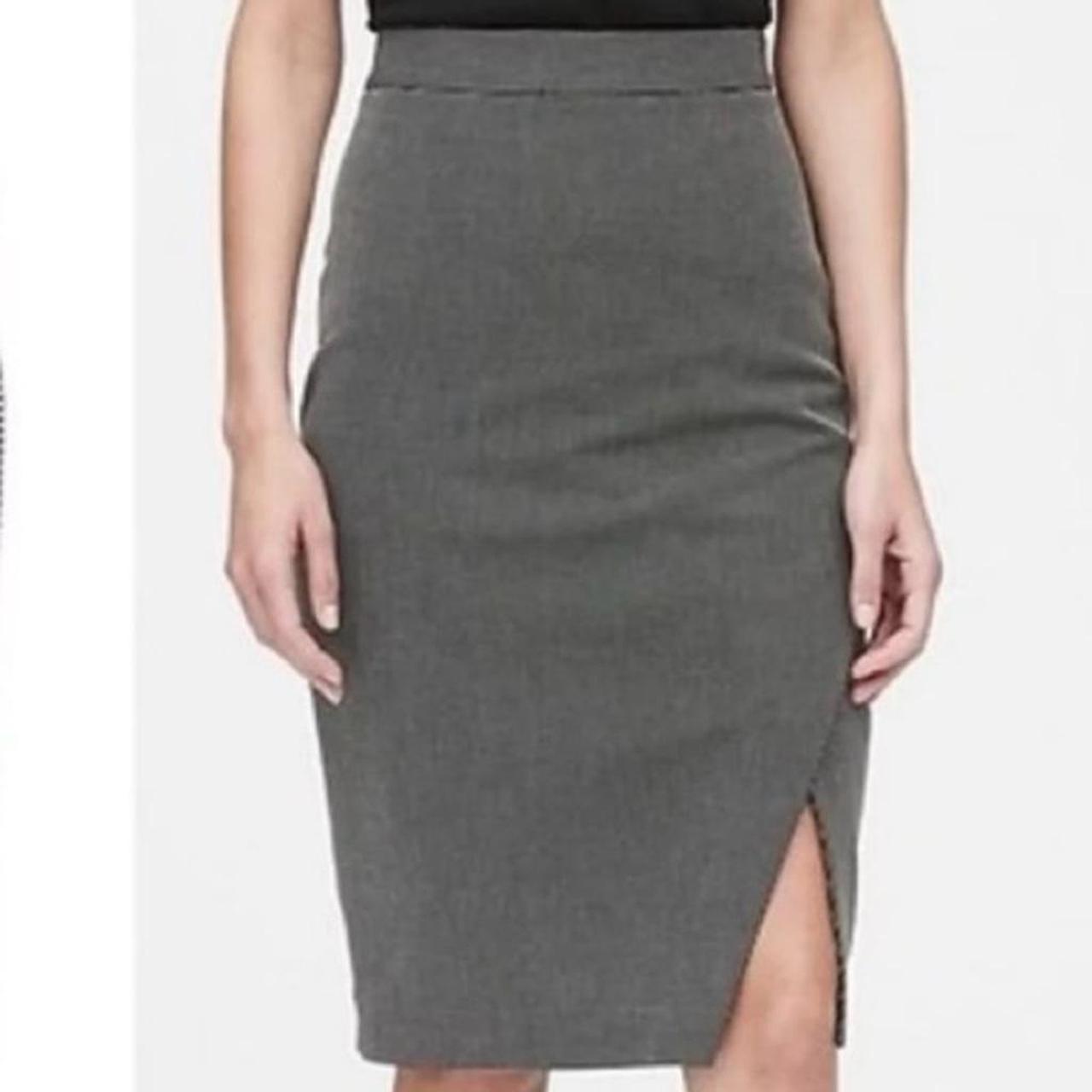 Banana Republic Women's Midi Skirt Black – Banana Republic - Main Image