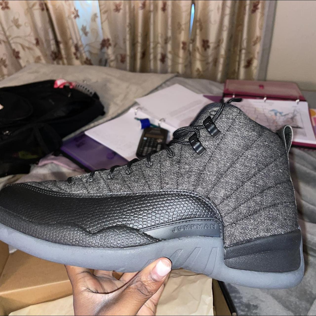 Air Jordan 12 Retro Low 'Wolf Grey' Size 5Y/6.5 - Depop