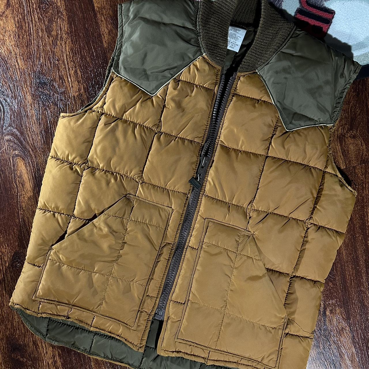 Vintage Walls Western Wear Puffer Vest Size M In Depop