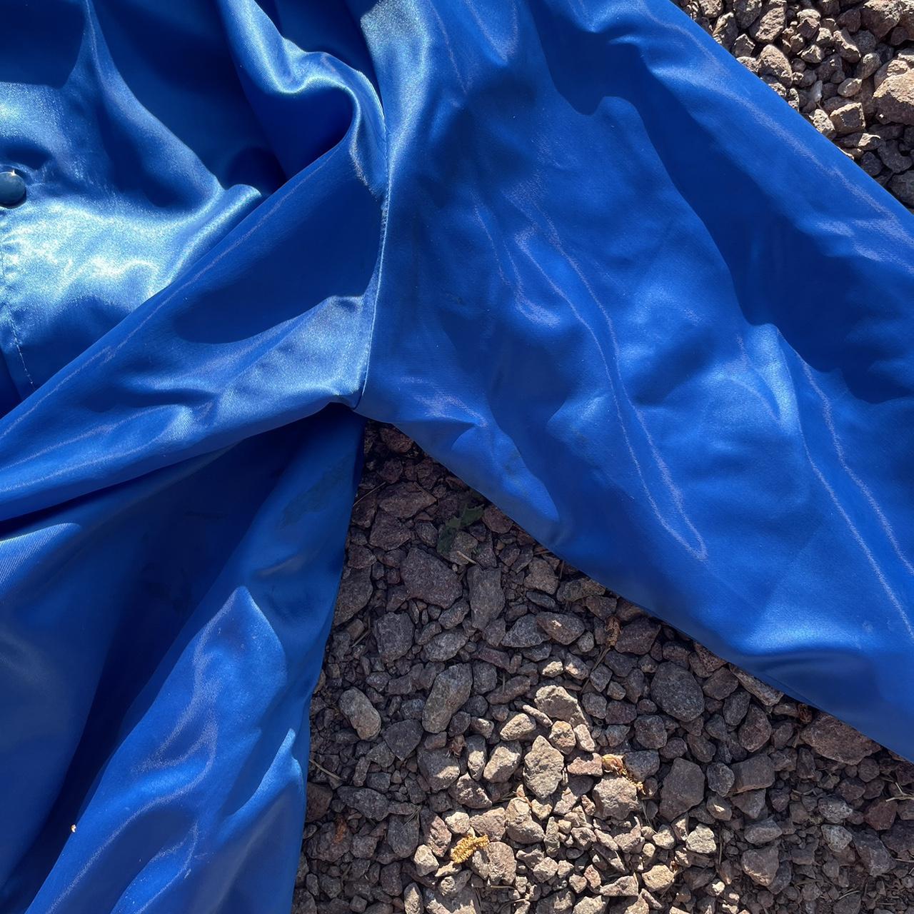 Vintage Blank Westark Made in USA Satin jacket Small... Depop