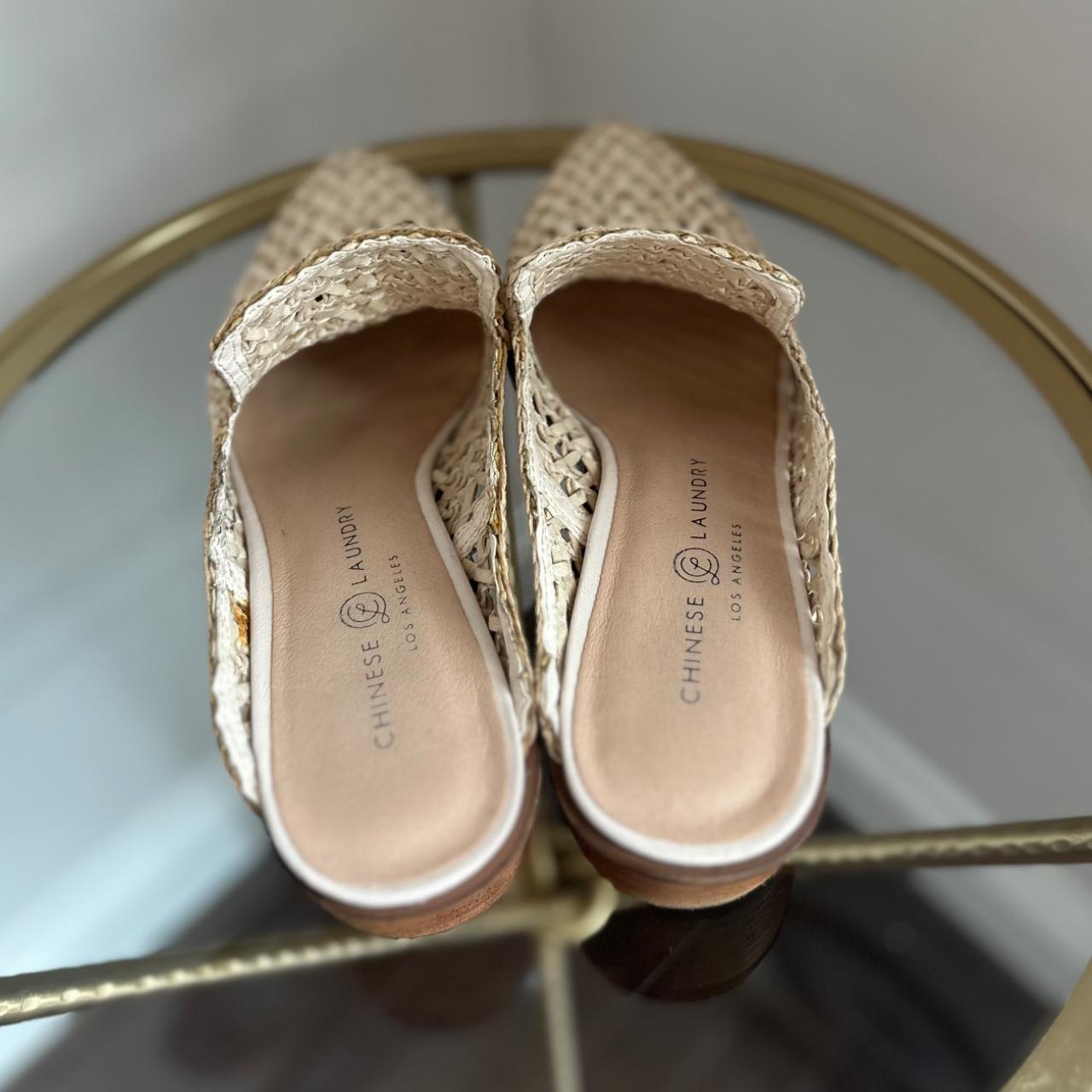 The Chinese Laundry Mayflower Ecru Woven Depop