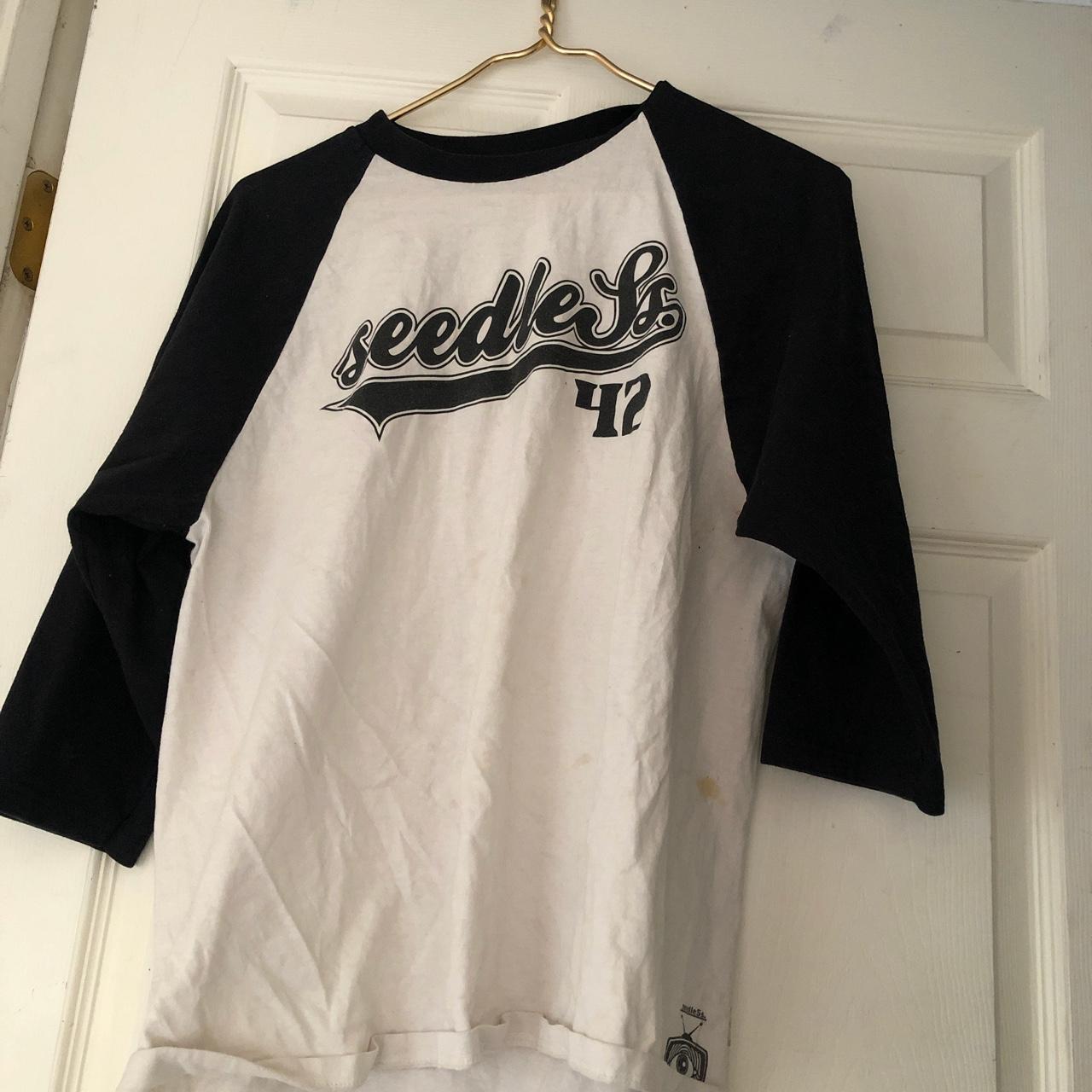 Mens Reckless Graphic Baseball Top