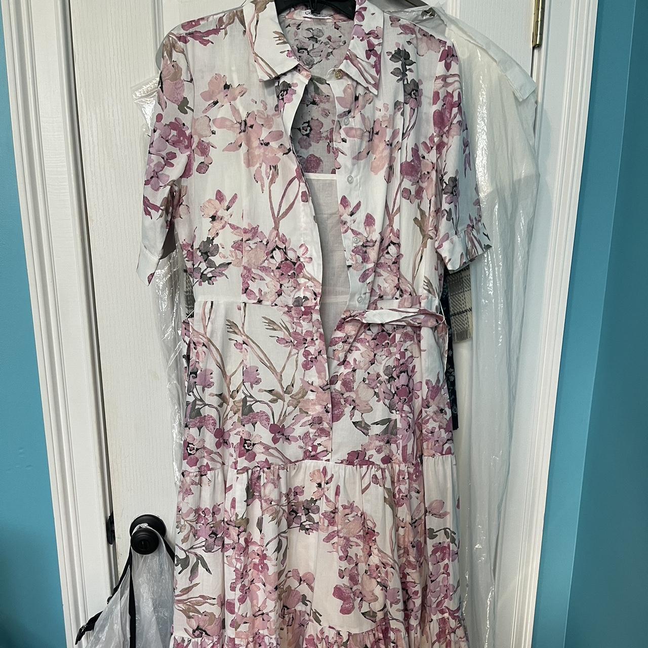 Calvin klein hotsell pink floral dress