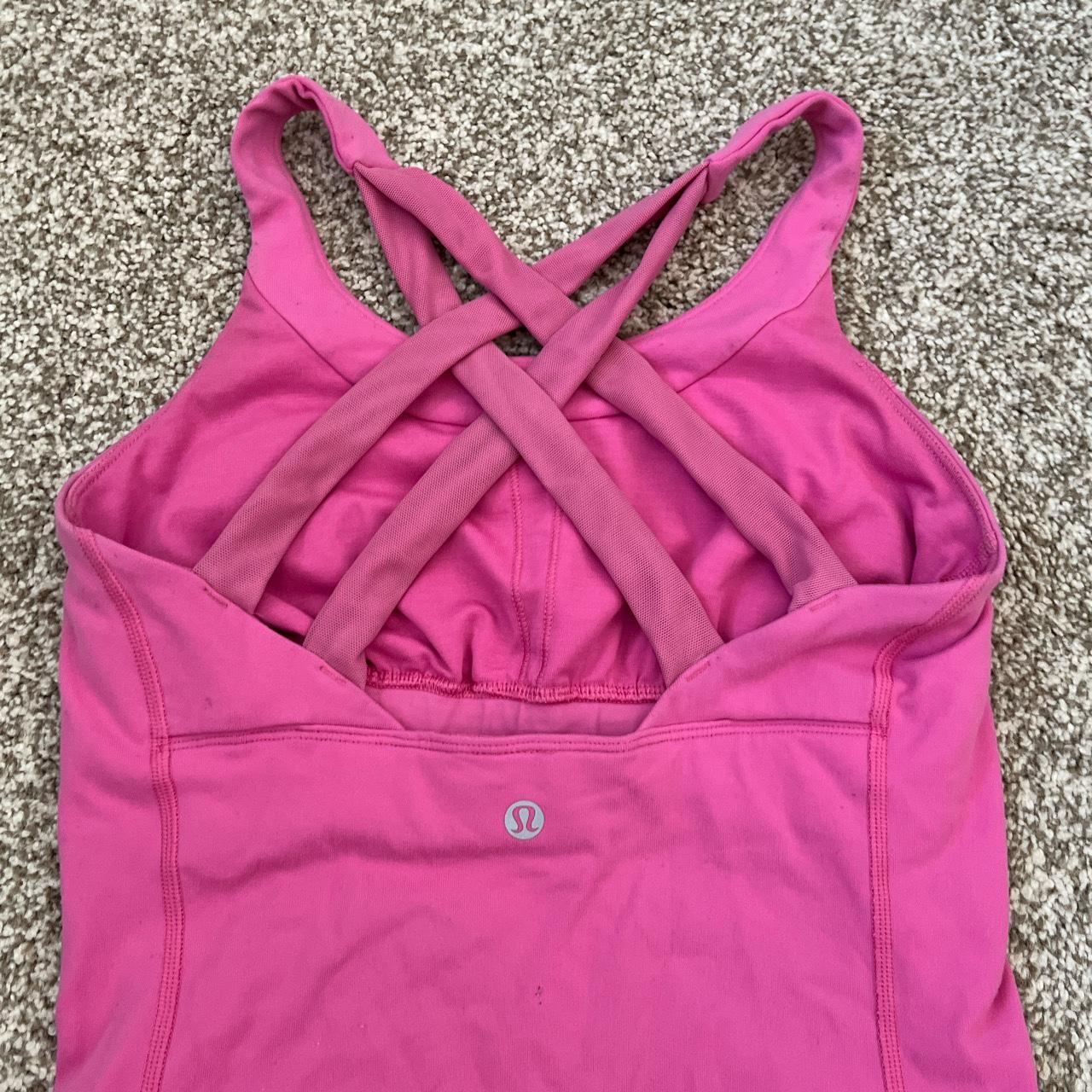 Lululemon Tank top Built in bra Size 2 (small)... - Depop