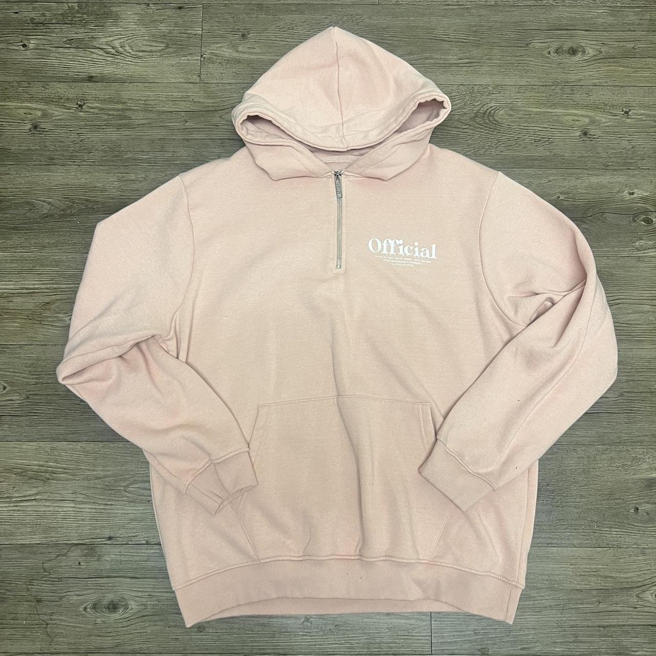 Boohooman hotsell pink hoodie