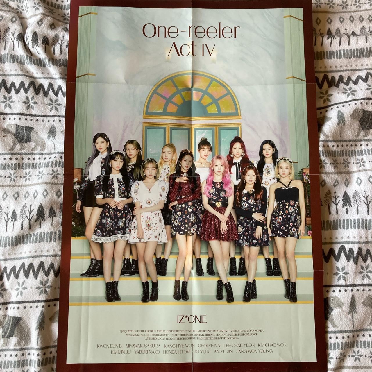Iz*one One Reeler Act IV Doubled Sided Folded Poster… - Depop