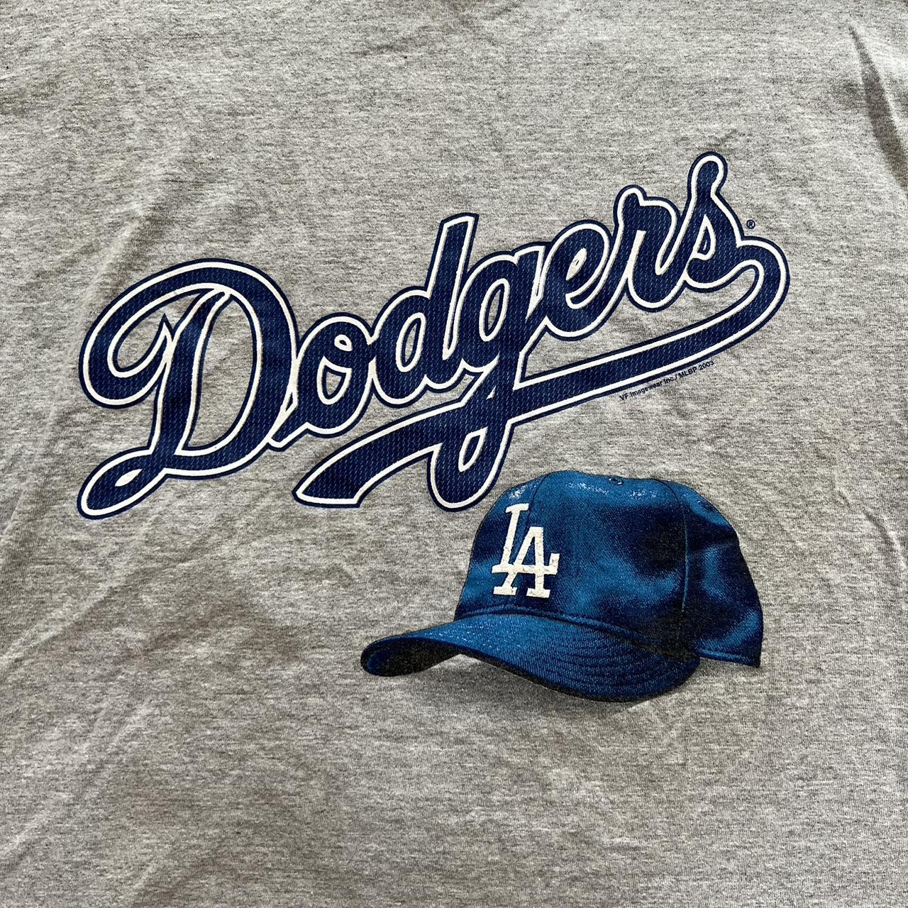 Y2K LA Dodgers Lee Shirt MLB SZ L 21x30 - 2004 LA - Depop