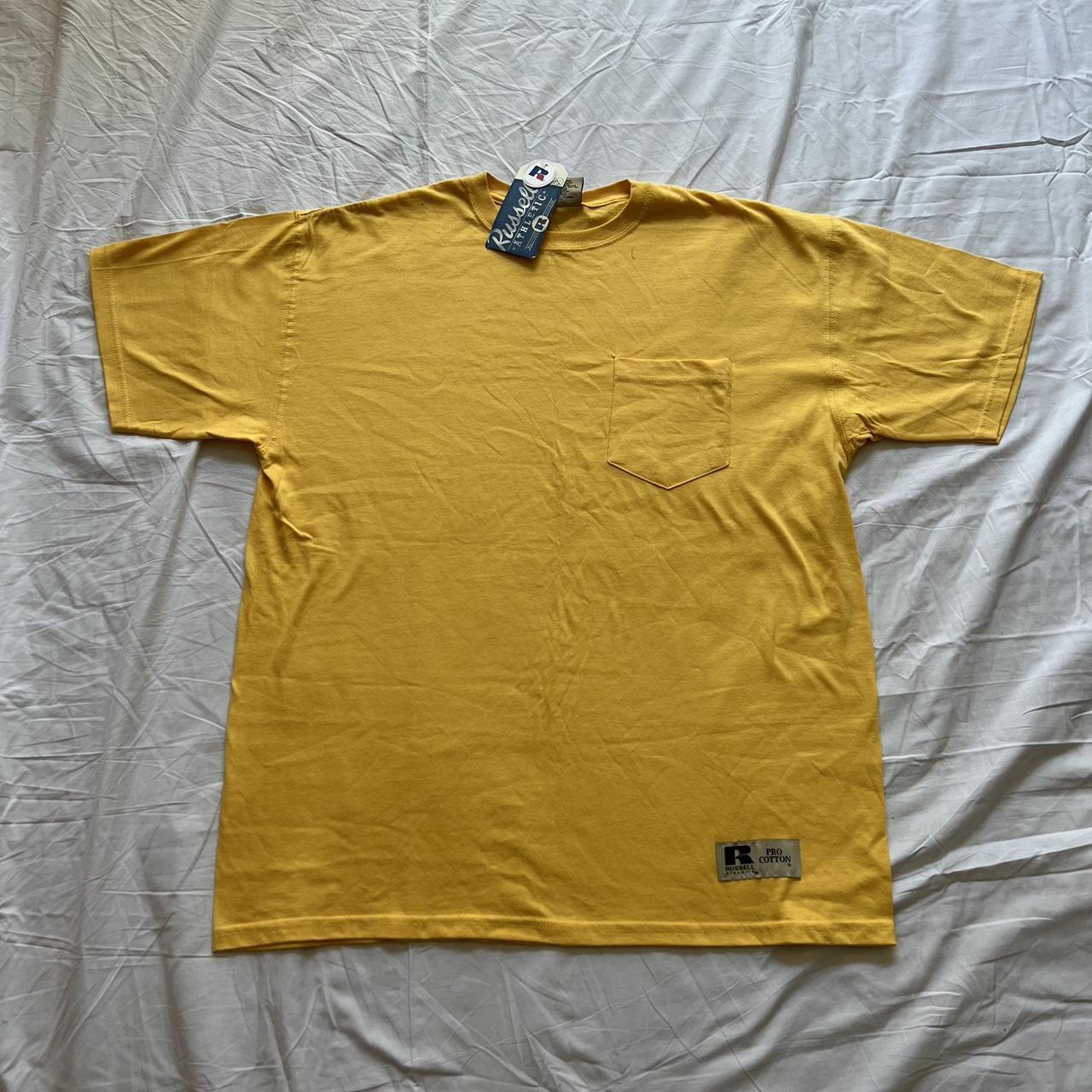 Y2K Russell Athletic Pro Cotton pocket tee Men’s... Depop