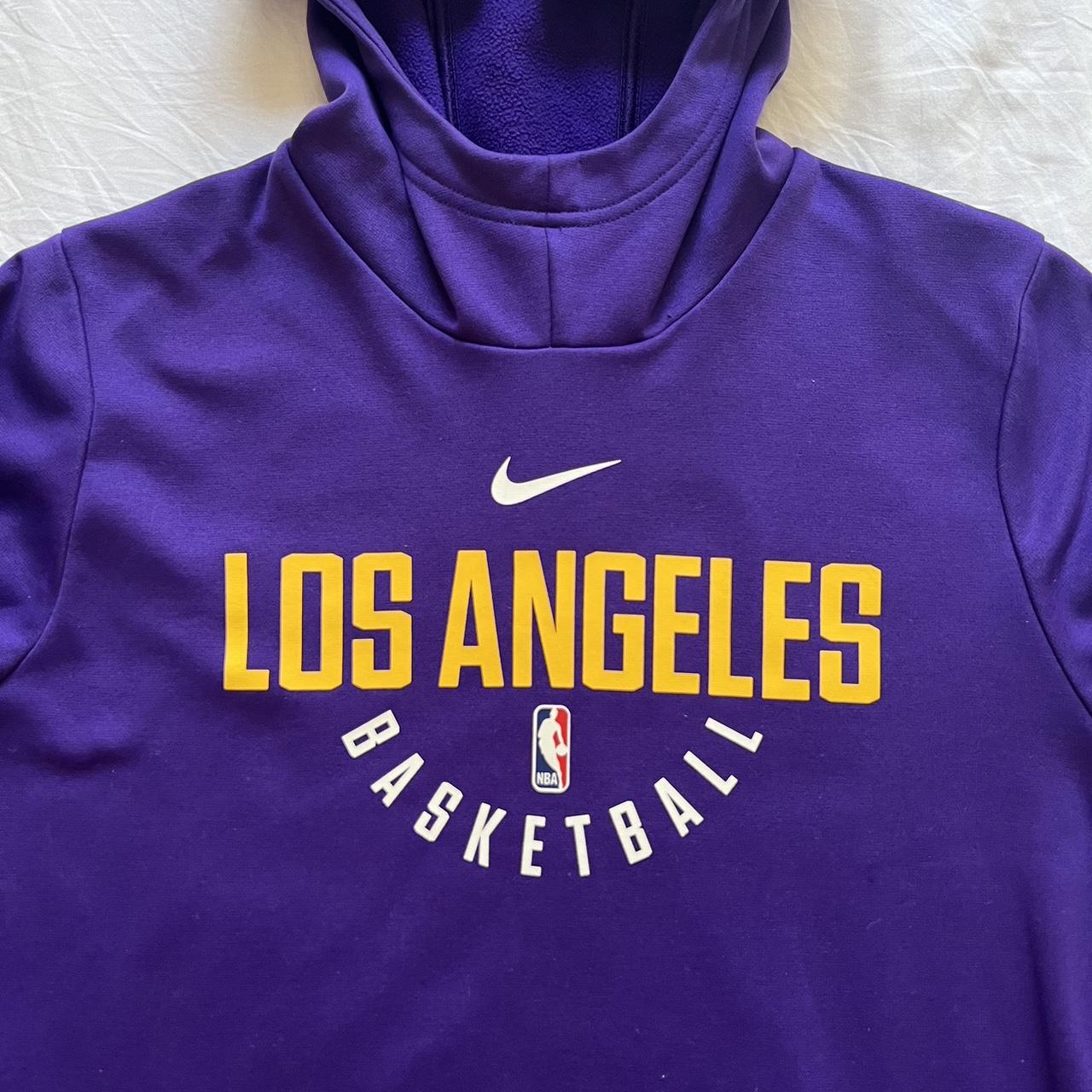 Nike LA Lakers Team Issued Hoodie XL - Depop