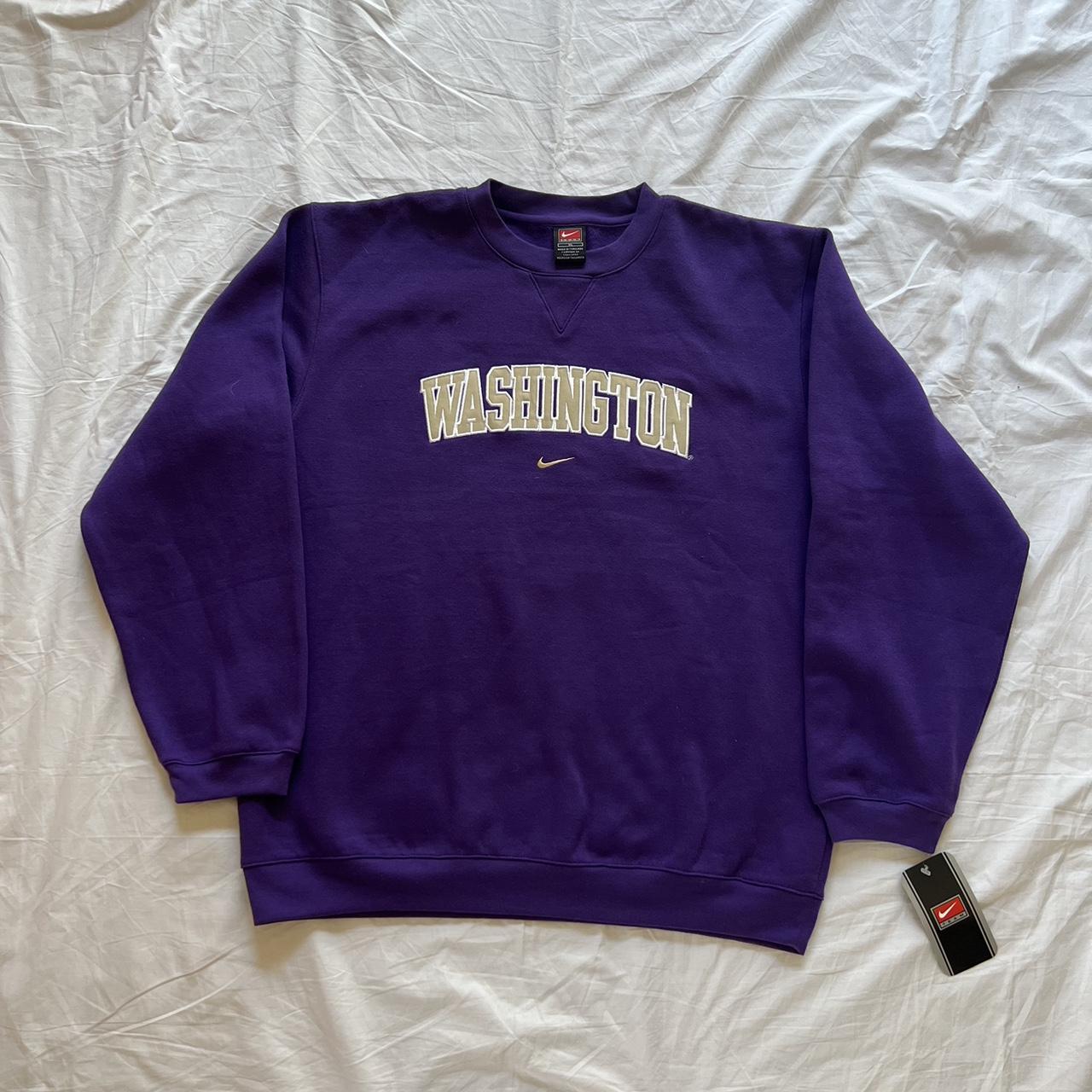 Vtg nike uw washington huskies baseball jersey men - Depop