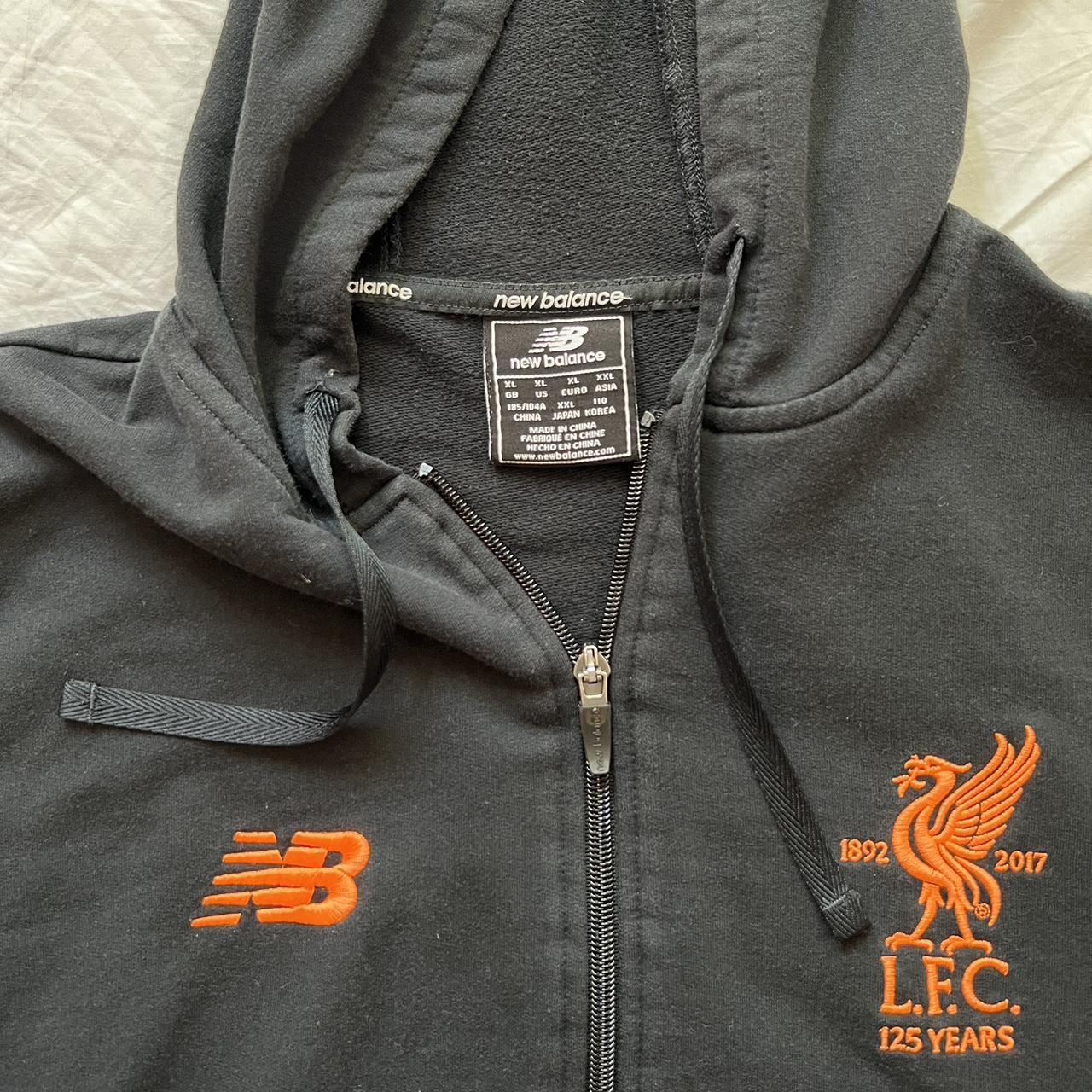 Liverpool 125 year New Balance zip up hoodie Mens | Depop