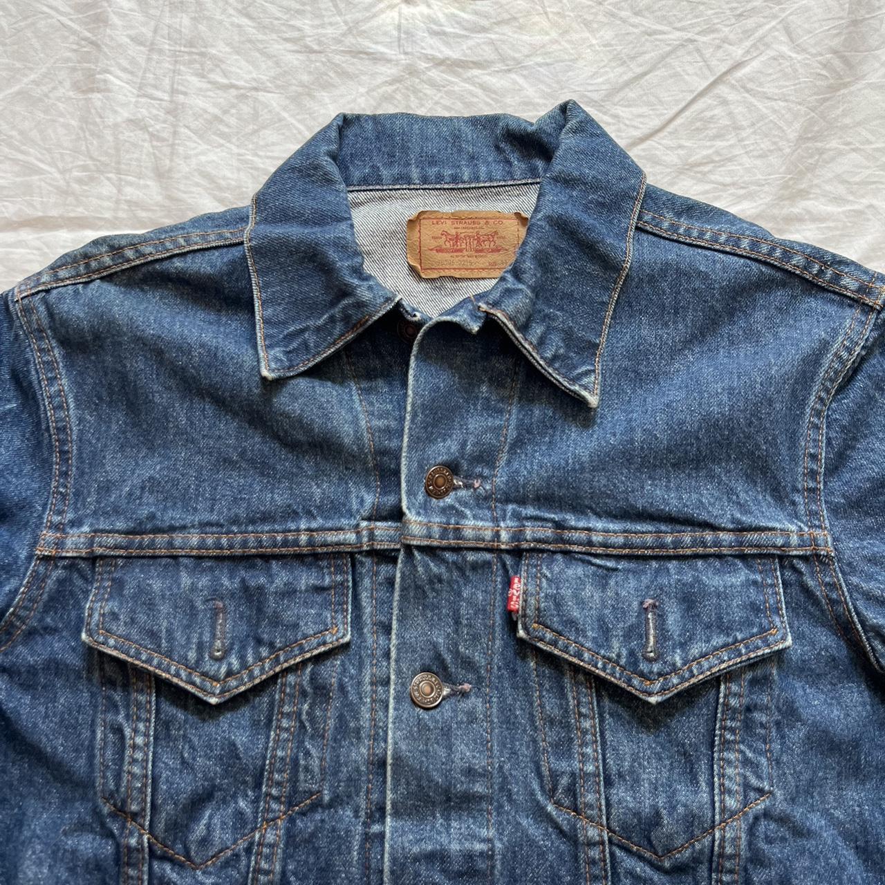 80s levi denim jacket best sale