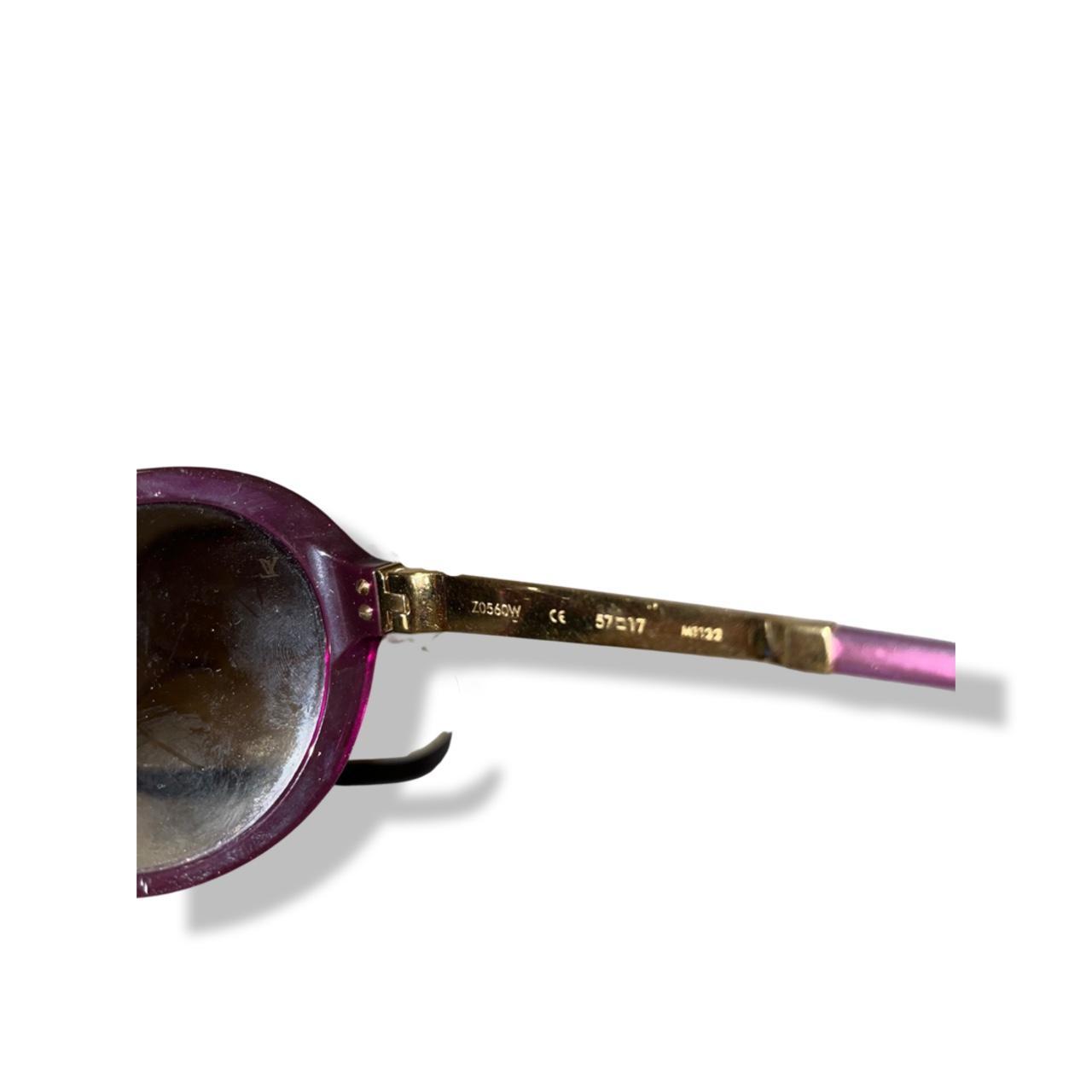 louis vuitton purple sunglasses