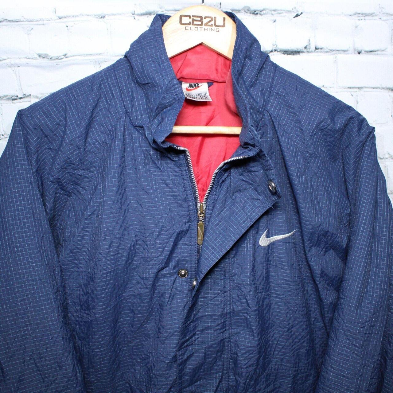 mens nike long padded coat