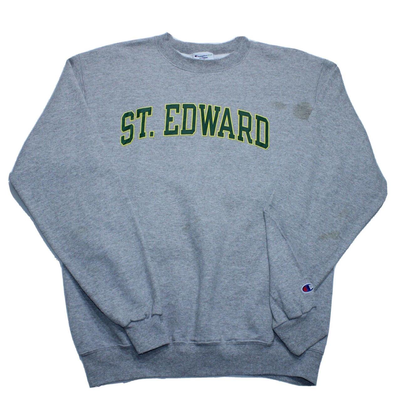 Champion Men's Grey Sweatshirt Depop