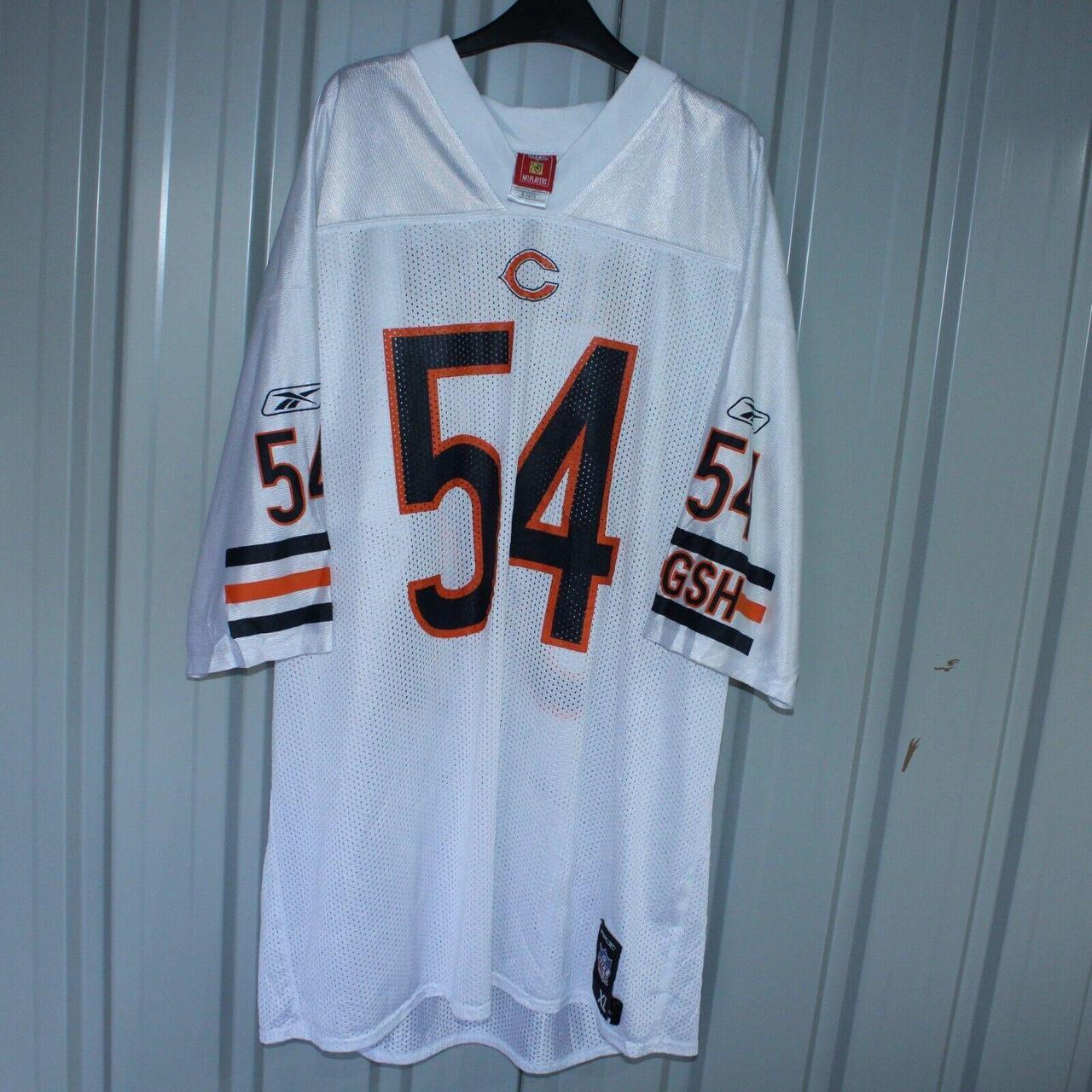 Chicago Bears Jersey Size XL White NFL 54 Brian Depop   P0 